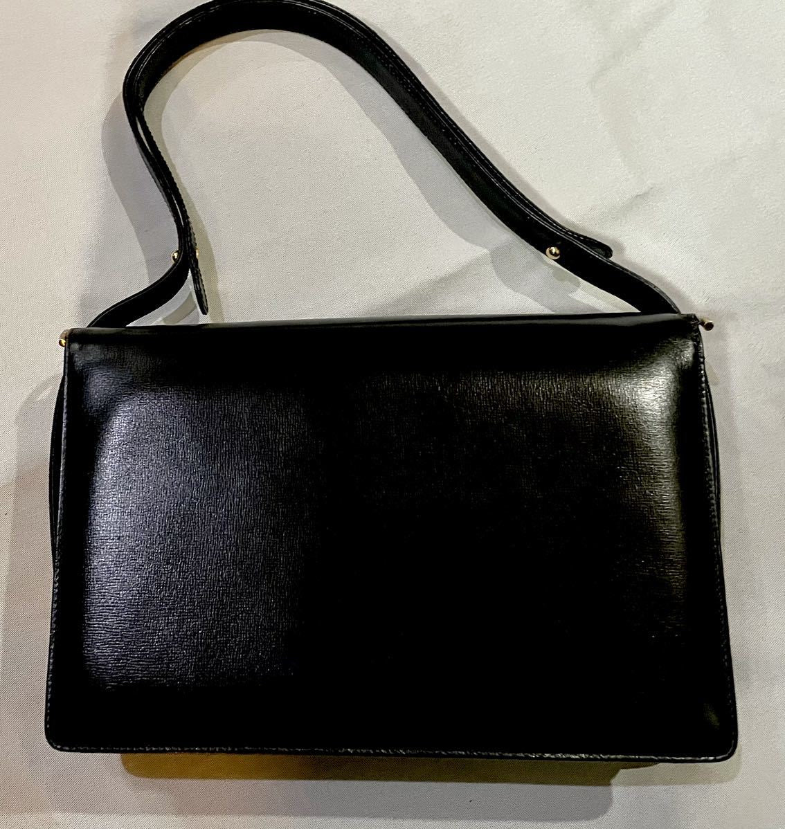 CELINE Black x Gold Horse Carriage Crossbody Bag