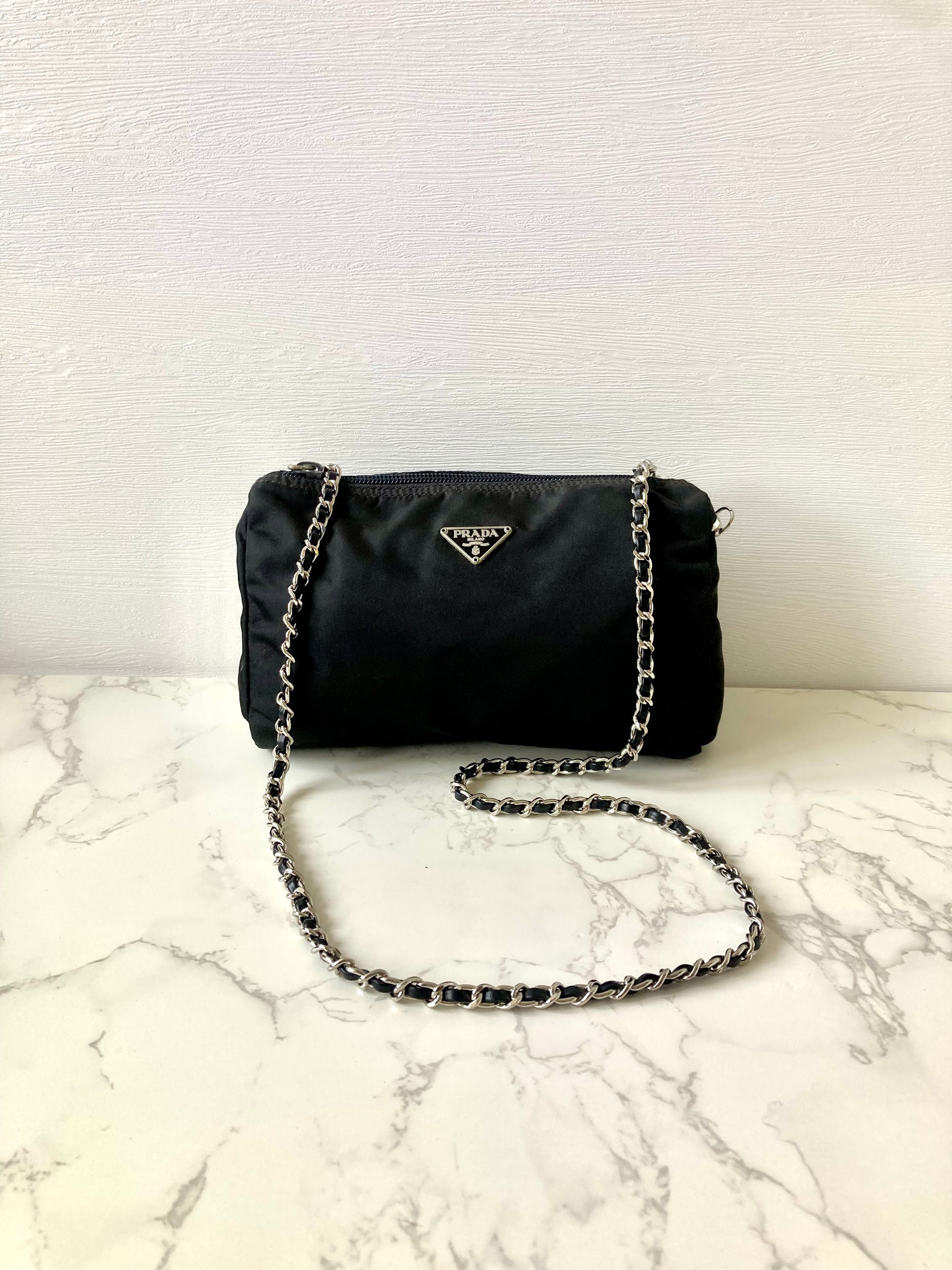 PRADA Classic Mini Crossbody Chain Bag