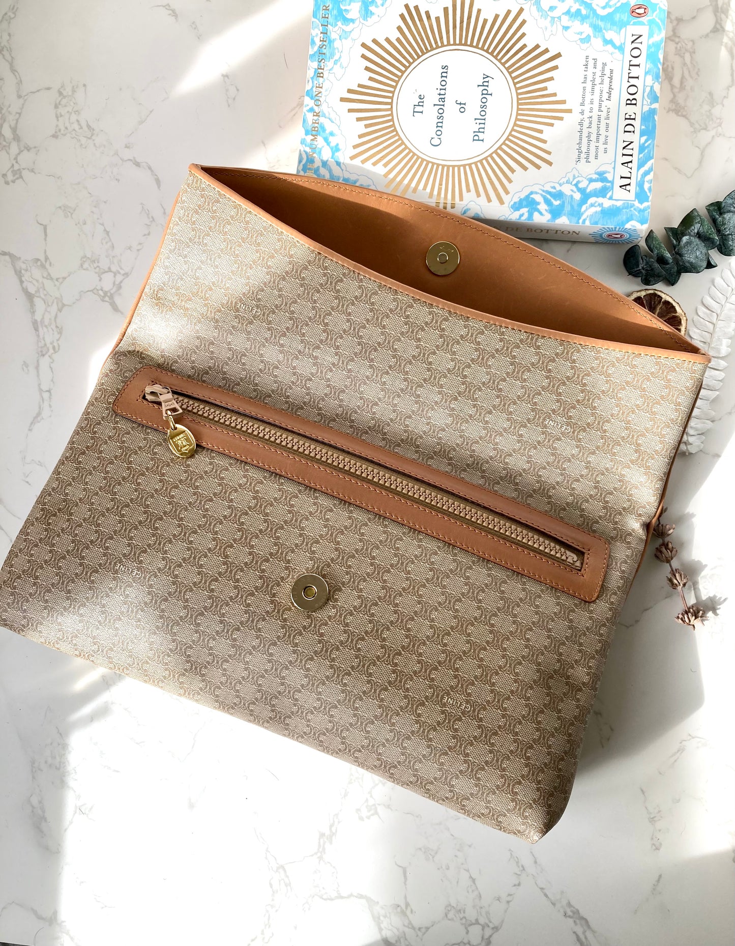 CELINE Monogram Clutch