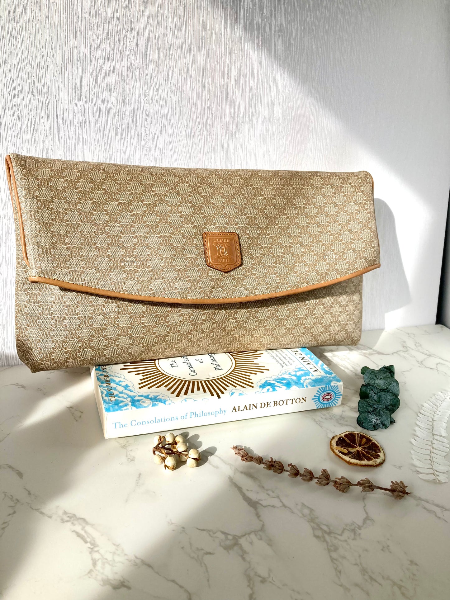 CELINE Monogram Clutch