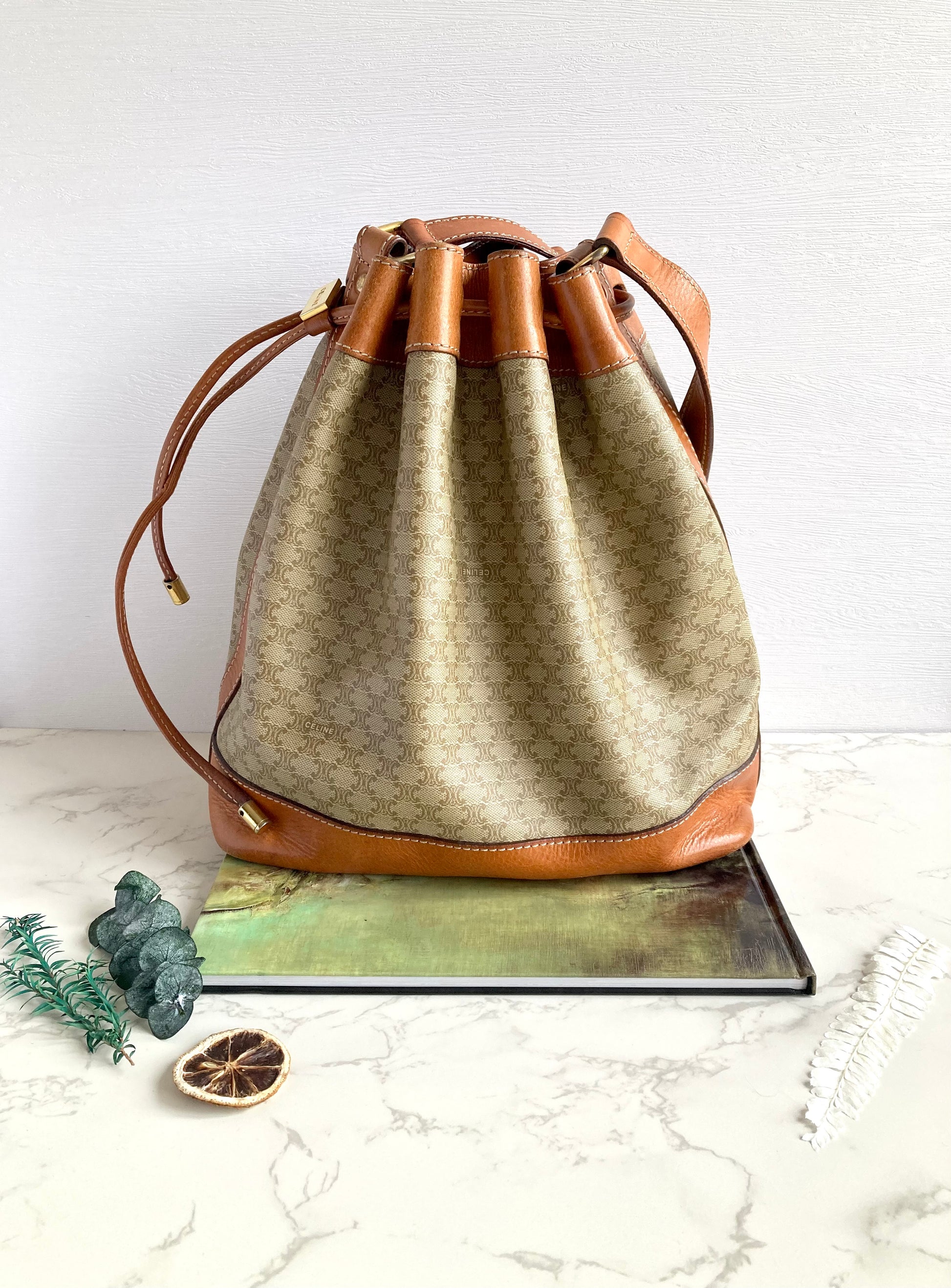 CELINE Monogram Bucket Bag