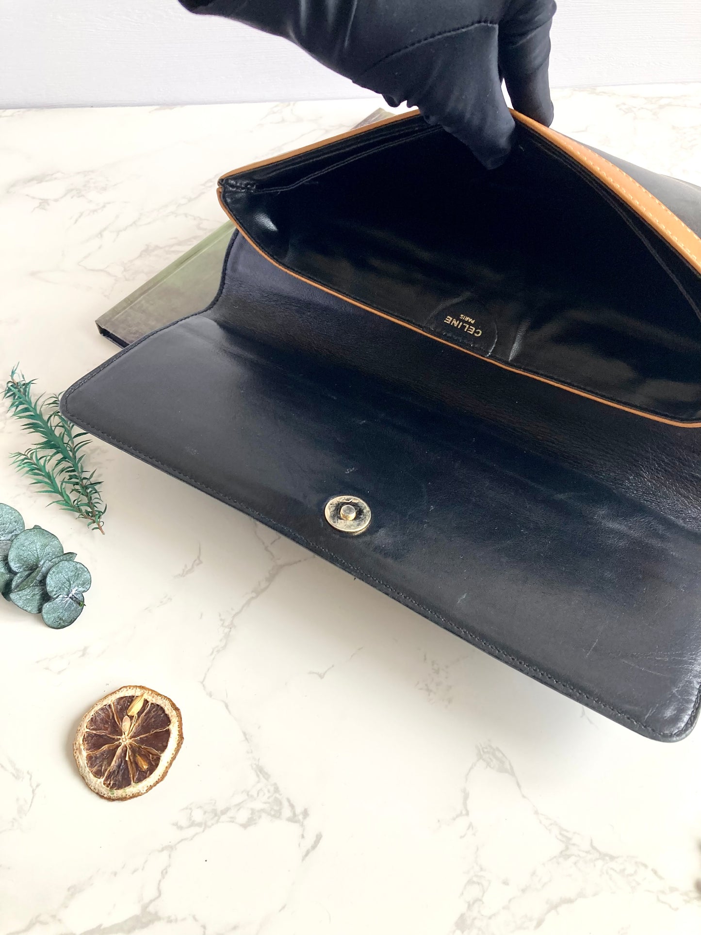 CELINE Horse Carriage Clutch