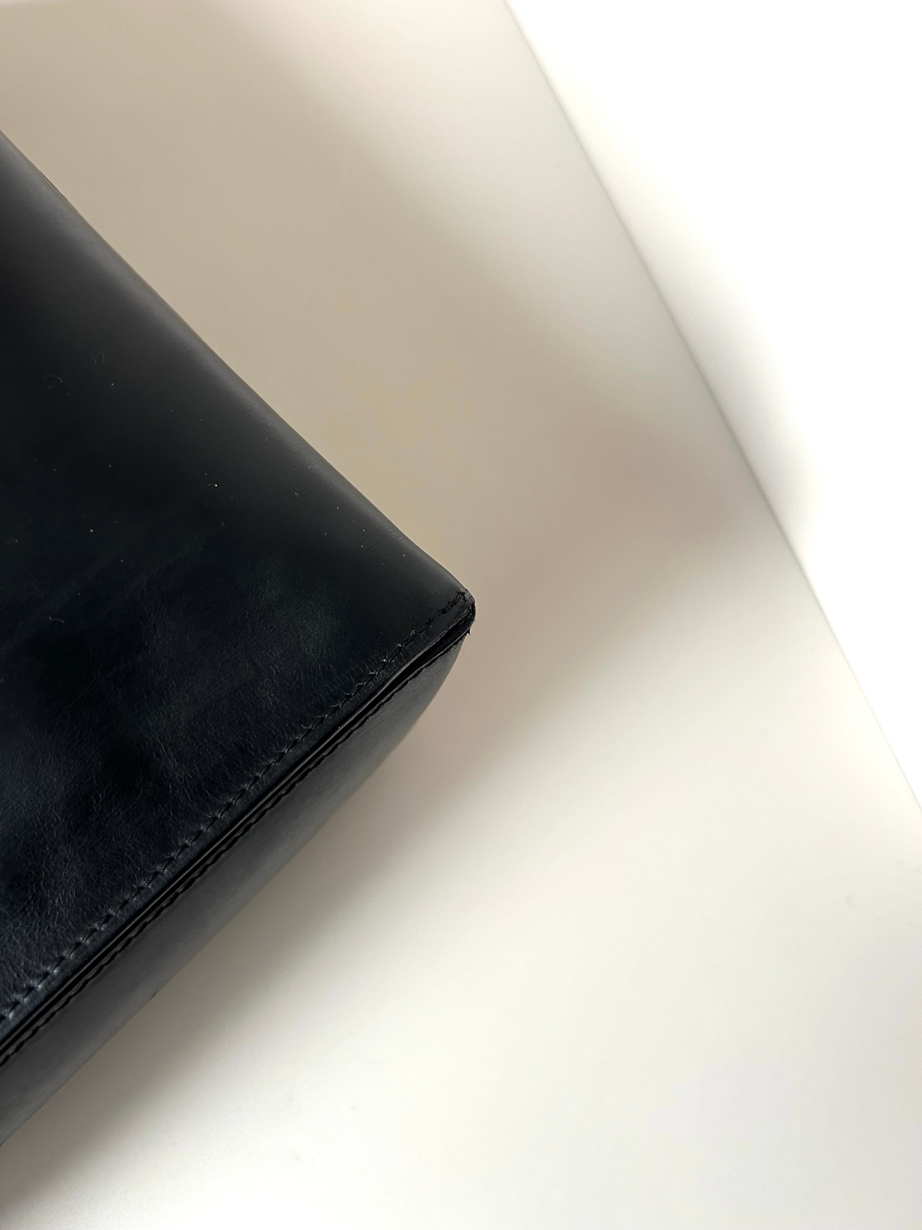 CELINE 稀有旋轉移動黑金色大星球Kelly Handle/手提包