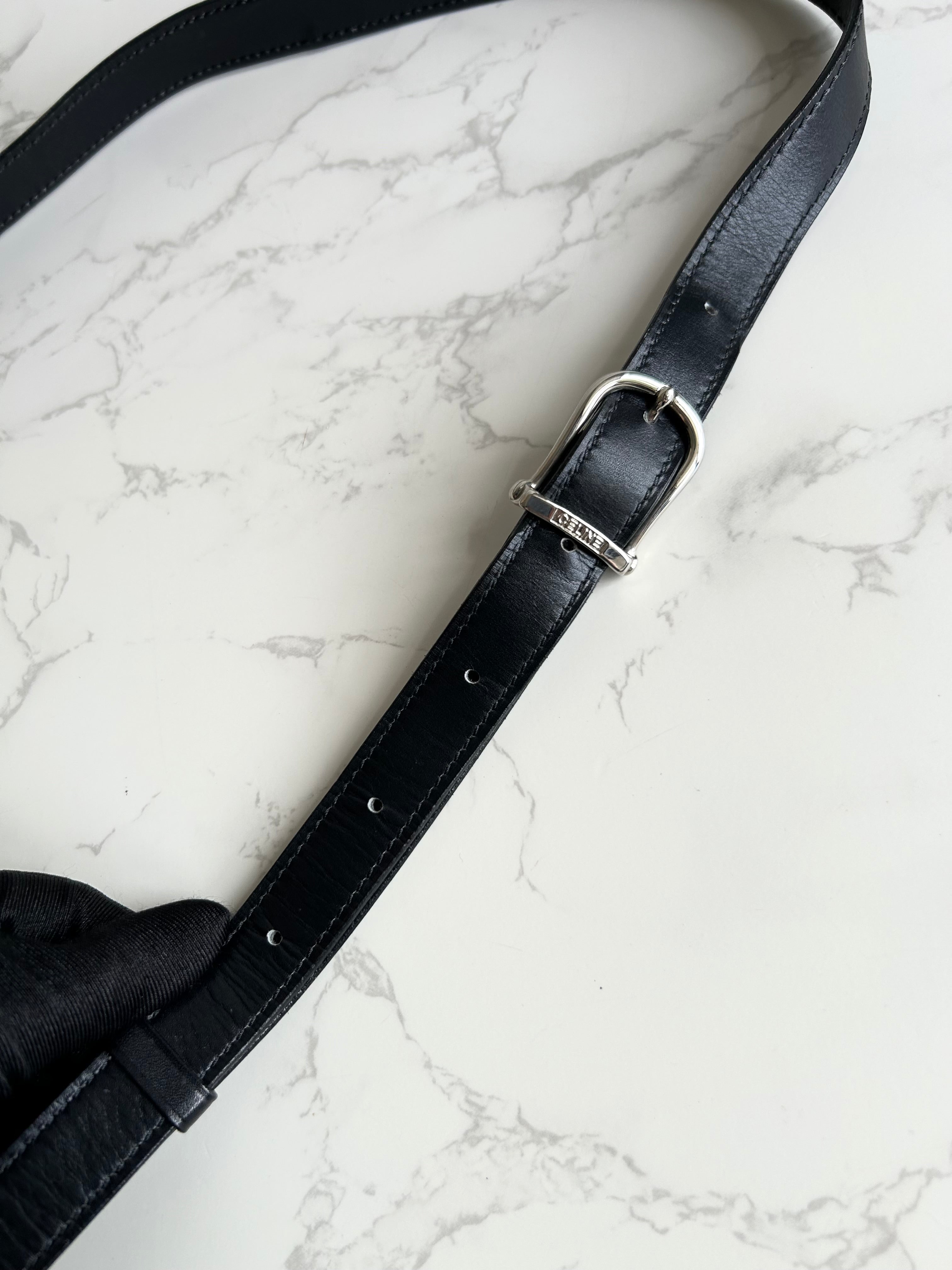 CELINE Rare Moving Planet Black Tofu Side Bag/Slant Bag