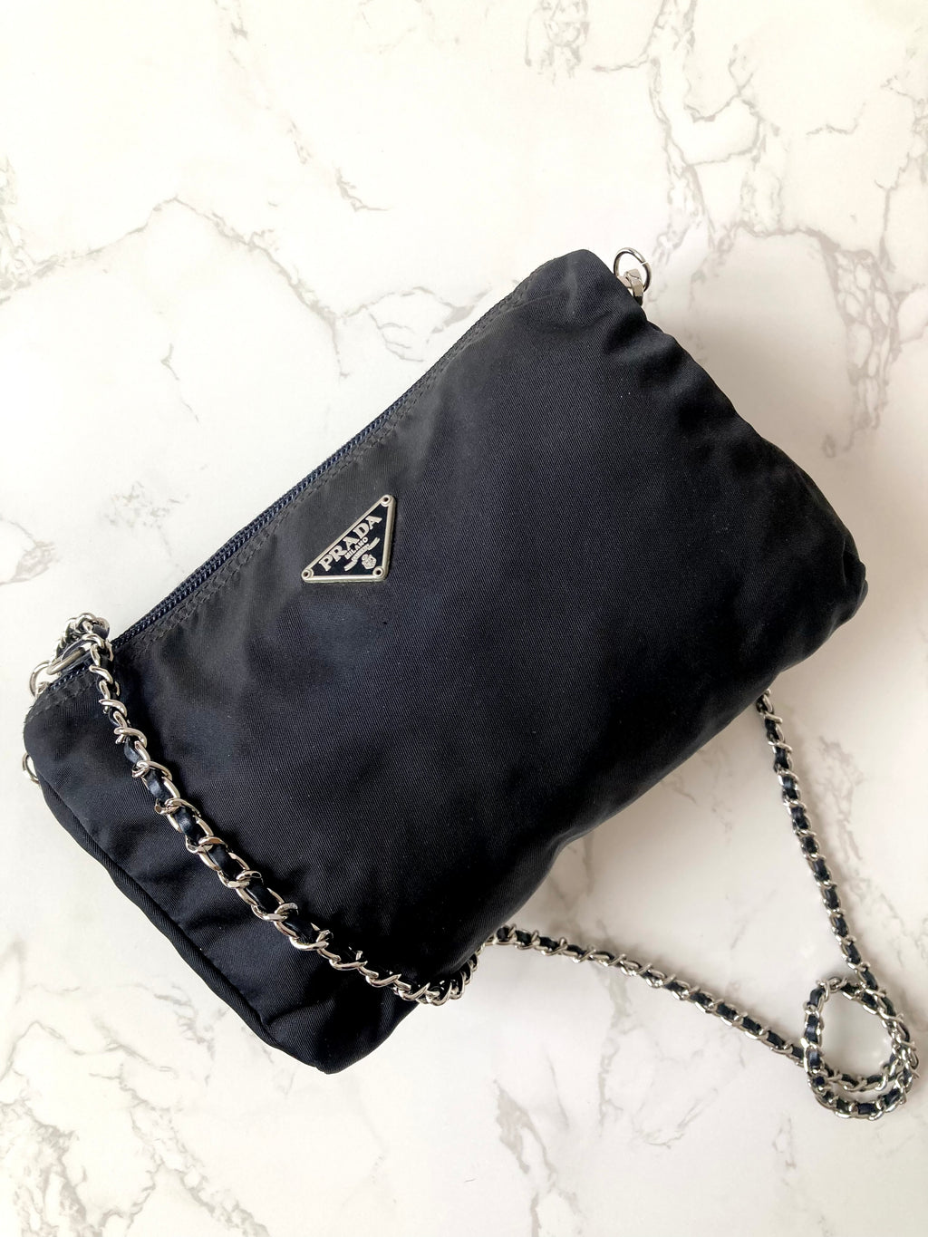 PRADA Classic Mini Crossbody Chain Bag