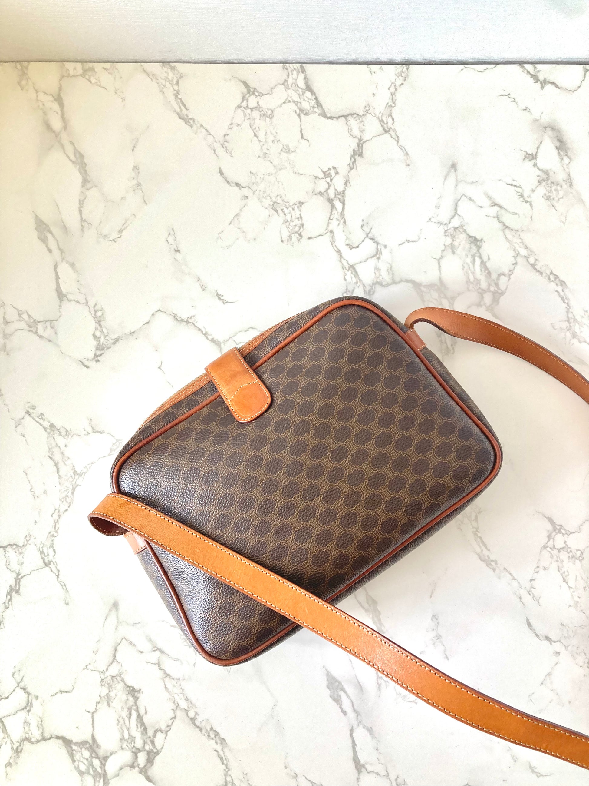 CELINE Macadam Monogram Small Camera Bag