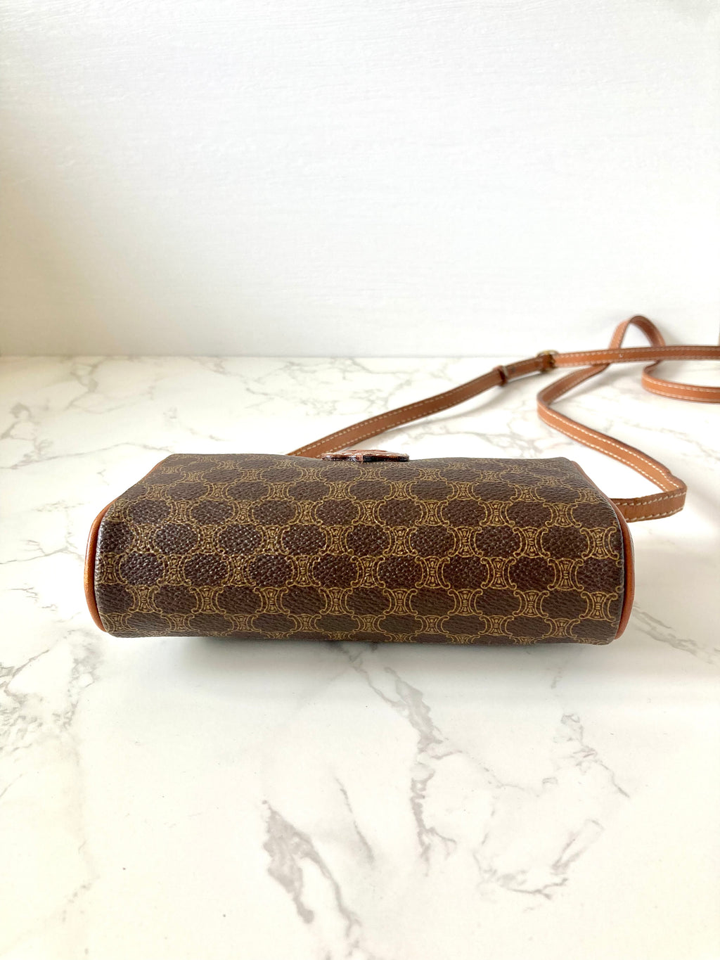 CELINE Rare Macadam Monogram Mini Crossbody