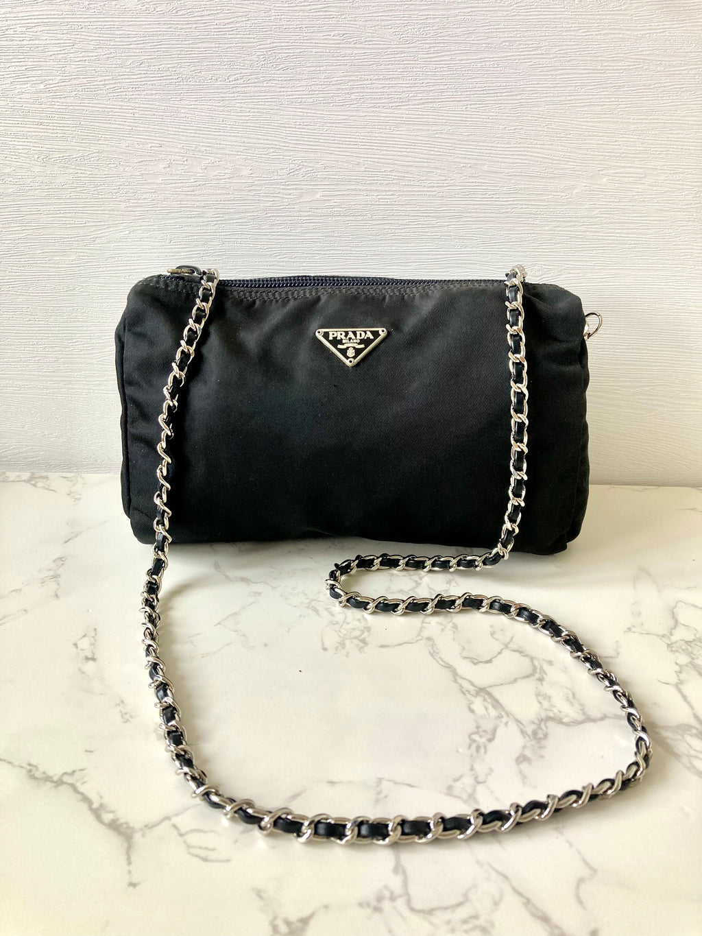 PRADA Classic Mini Crossbody Chain Bag