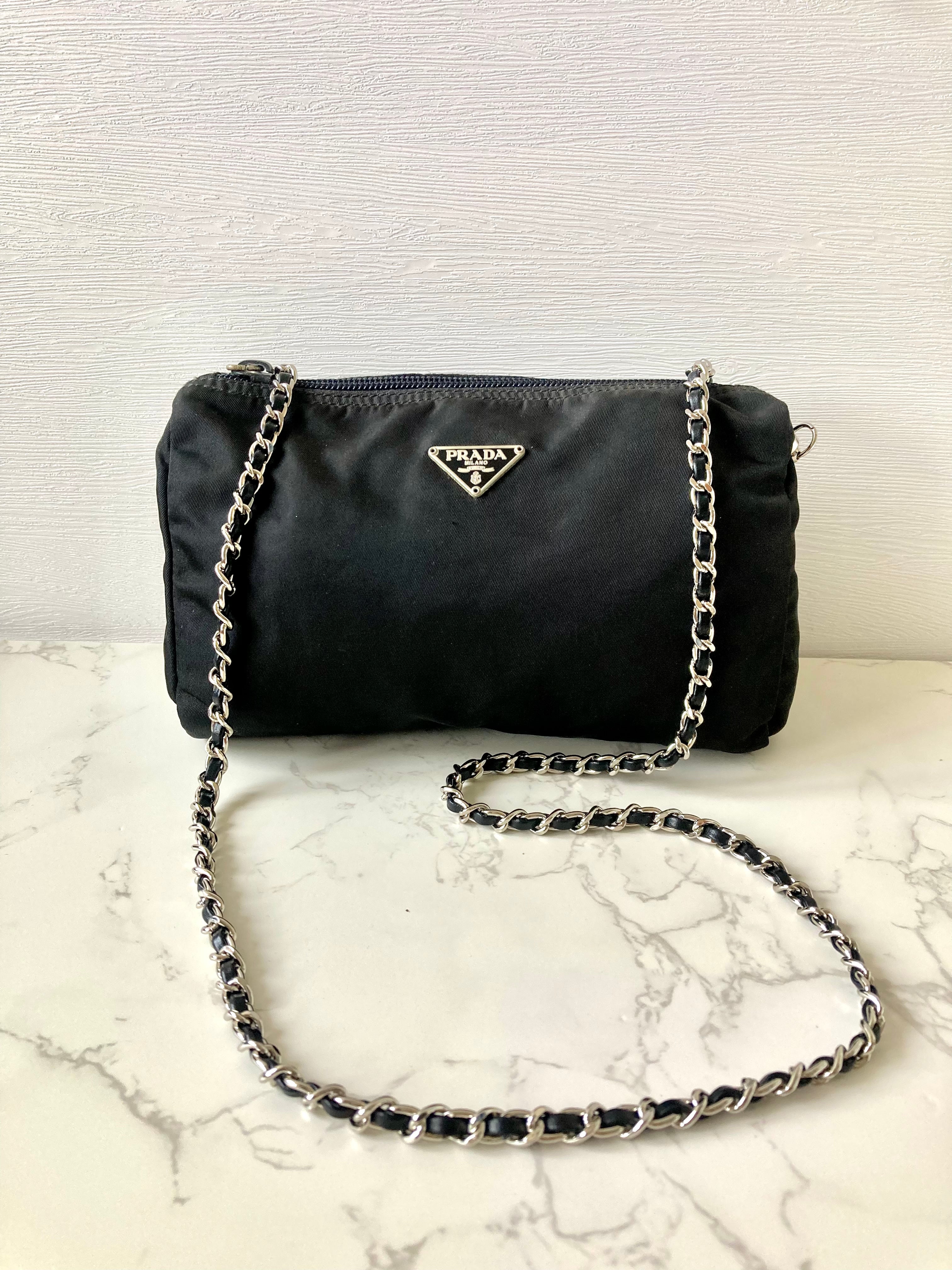 PRADA Classic Mini Crossbody Chain Bag