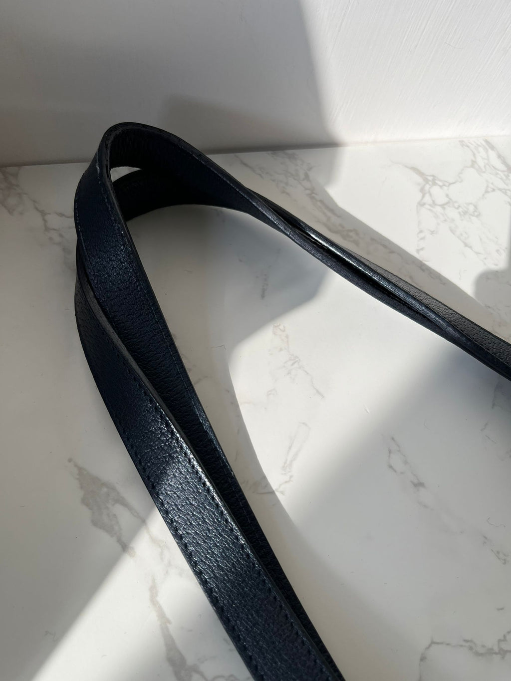 GUCCI Navy Monogram Tote Bag