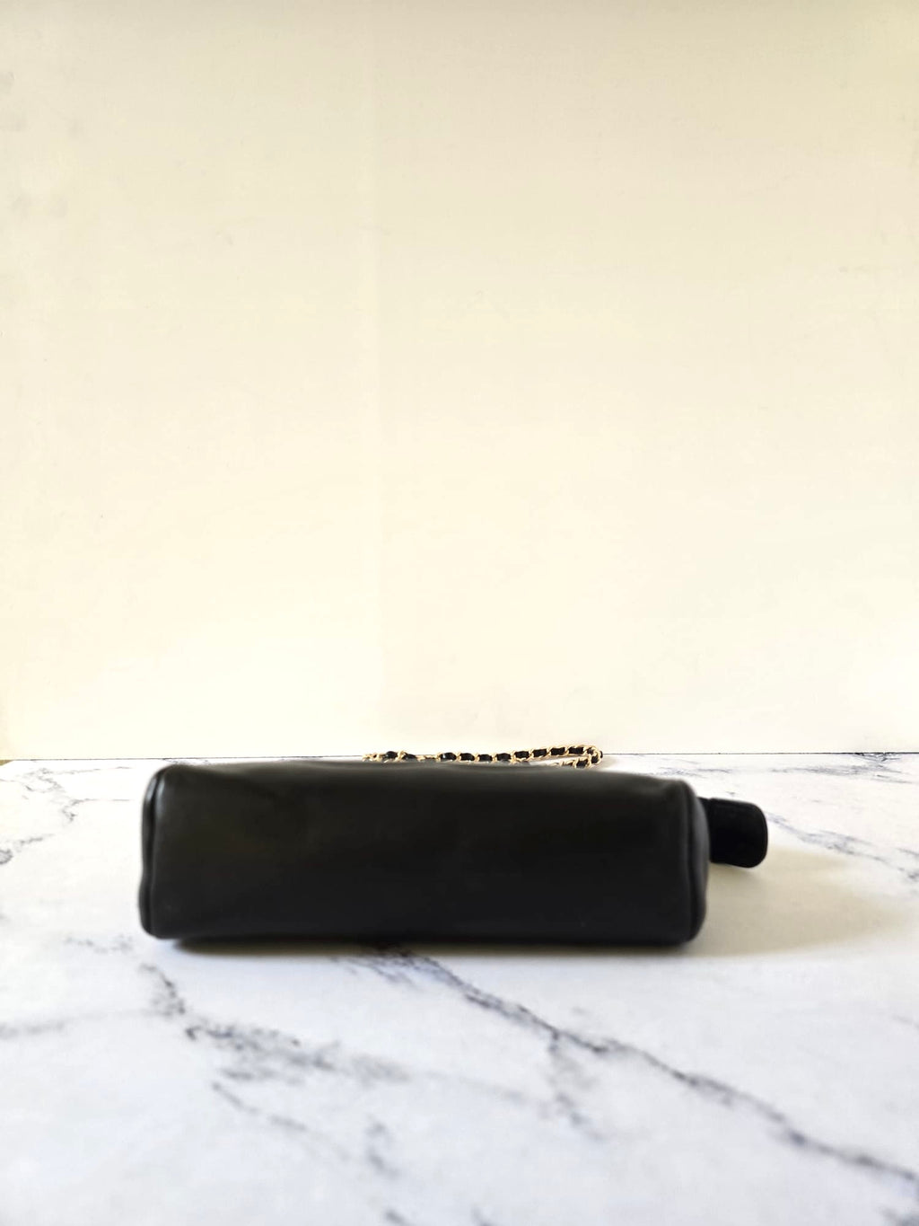 Chanel黑色小羊皮革斜背包 單肩包 側背包 中古包