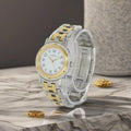 HERMES Clipper Gold and Silver H Buckle Chain Strap Unisex Watch