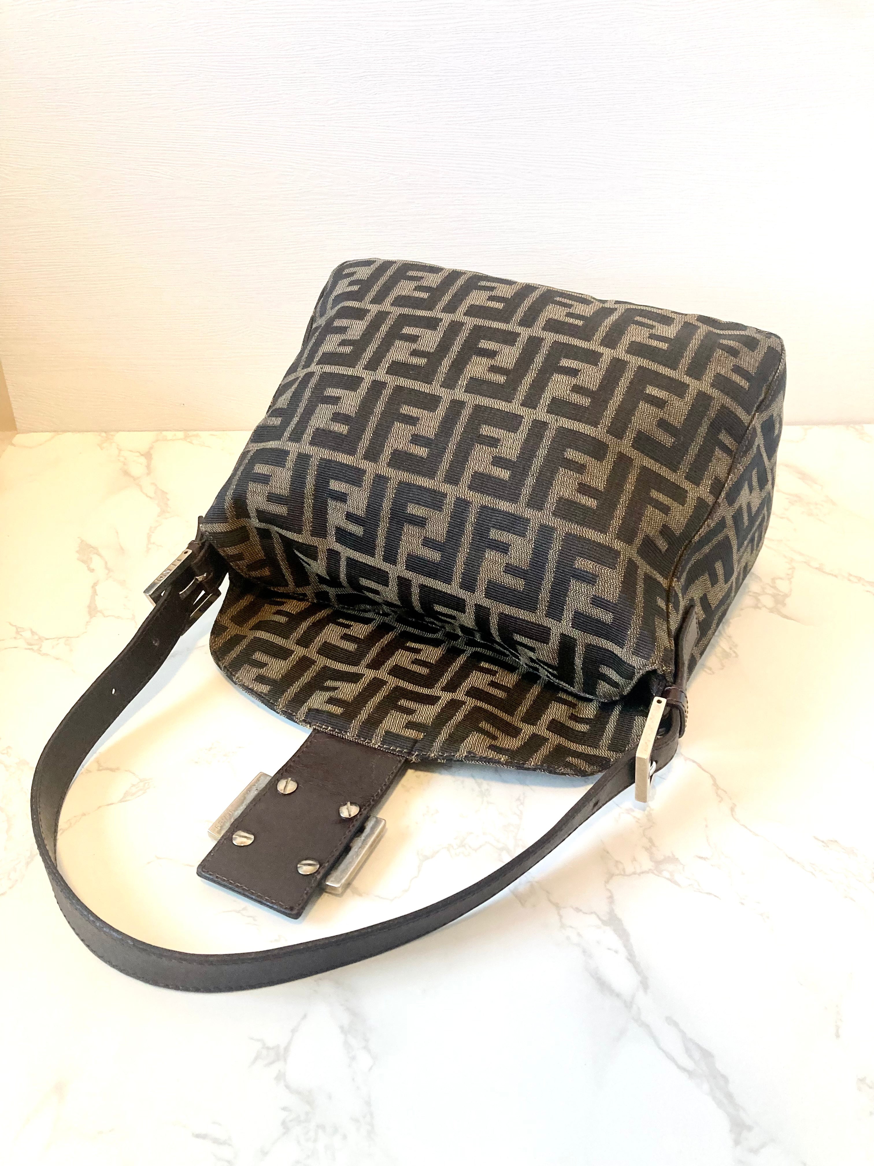 FENDI Zucca Monogram Shoulder Bag