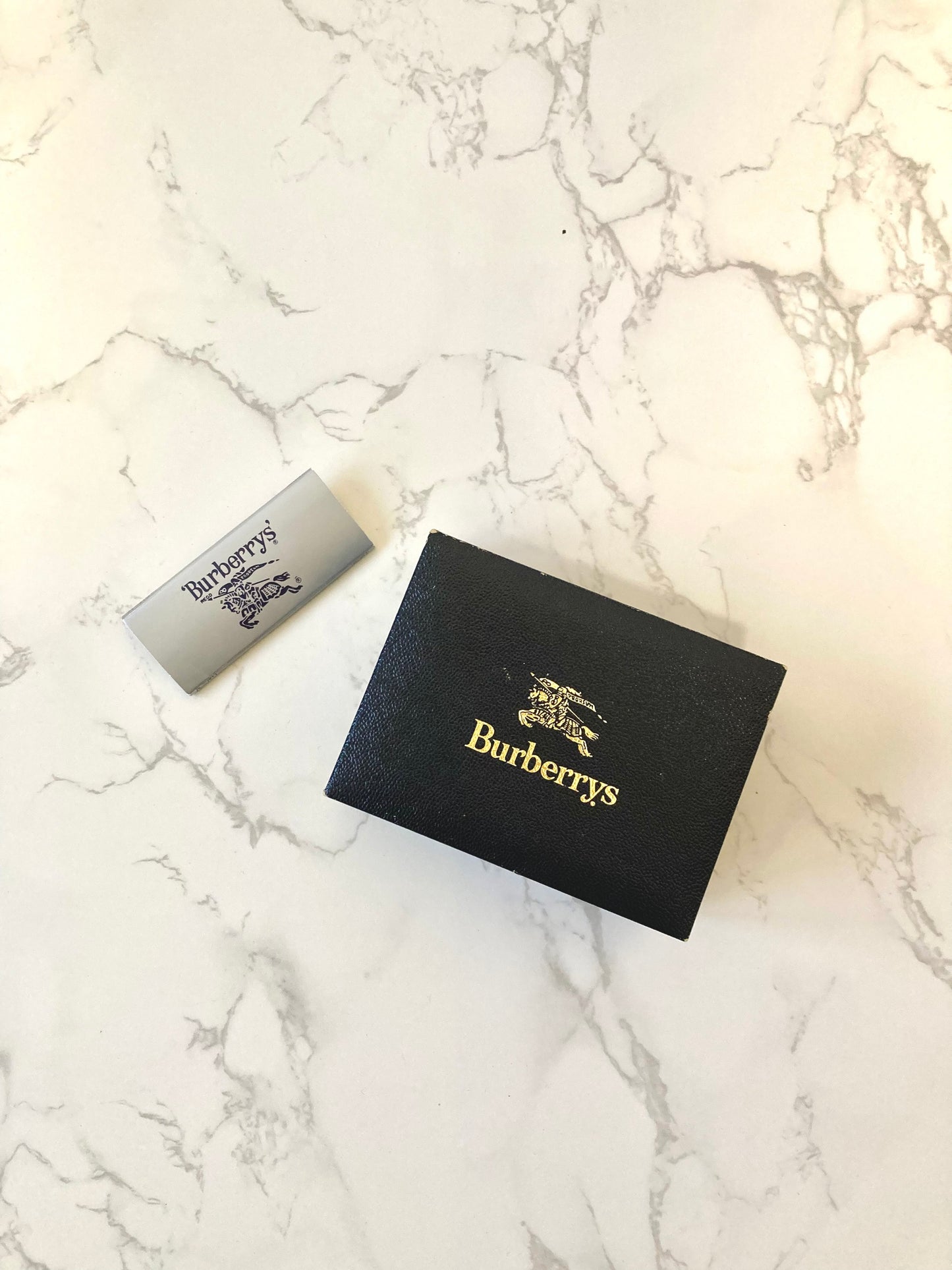 BURBERRY Full Set Horse Carriage Leather Watch