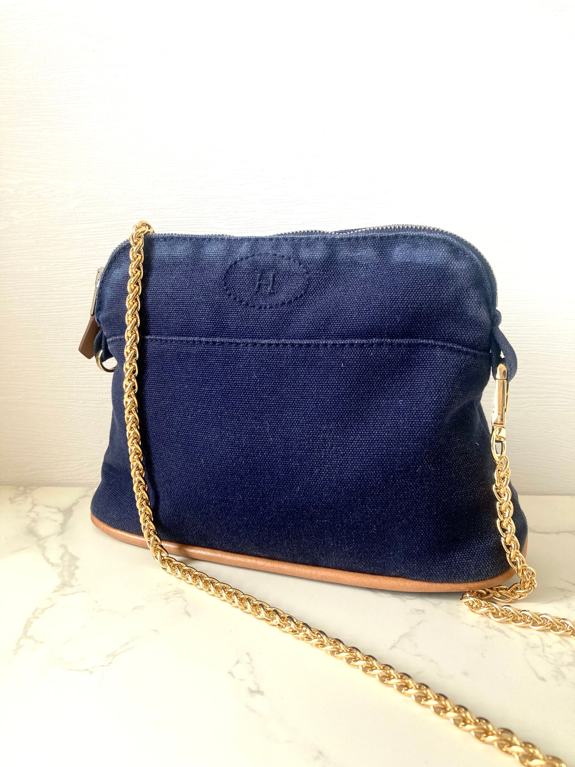 HERMES Bolide Mini Chain Crossbody Pouch / Bag
