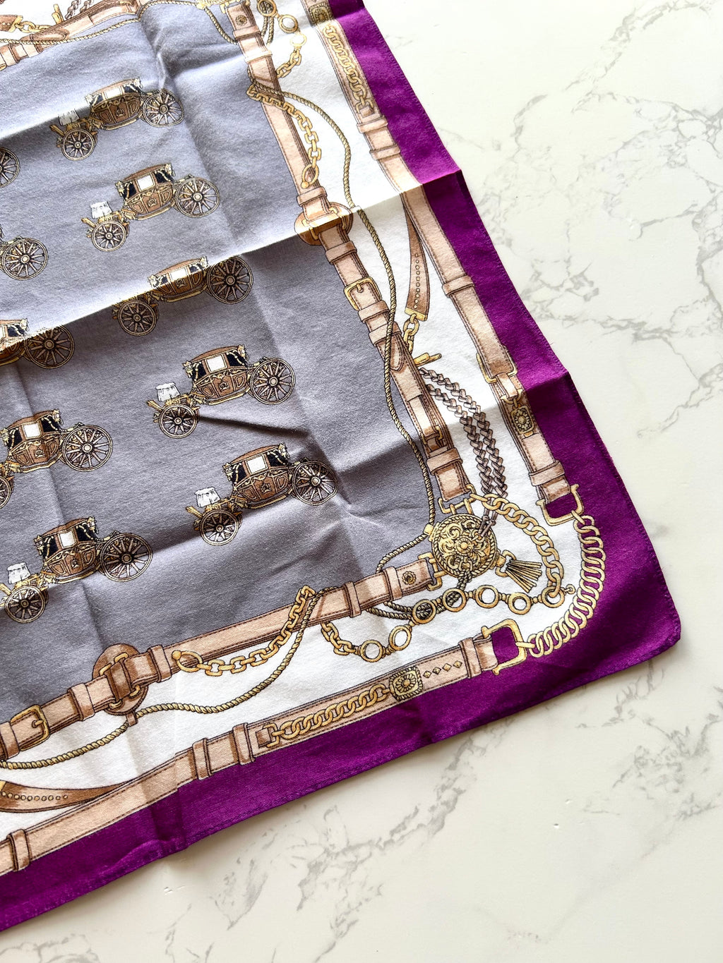 CELINE 中古方型絲巾（約46x46cm)（隨機款式）· 新春禮品