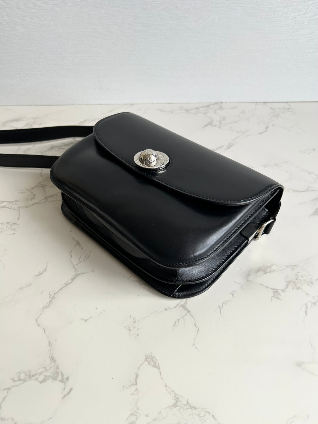 CELINE Rare Moving Planet Black Tofu Side Bag/Slant Bag
