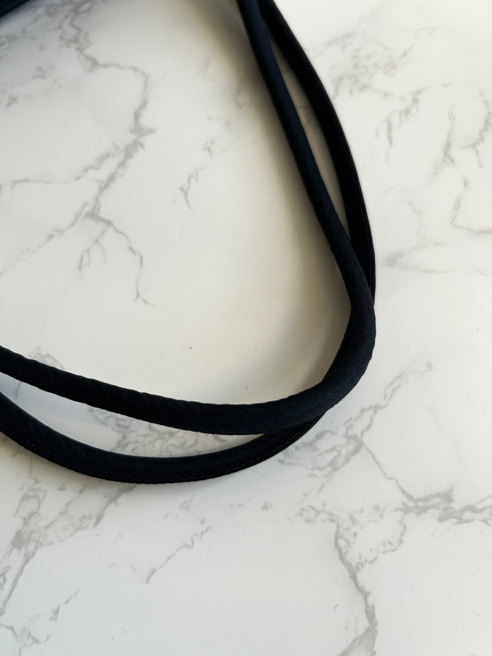 【LA LUNE】Second-hand Prada black shoulder bag/small tote bag