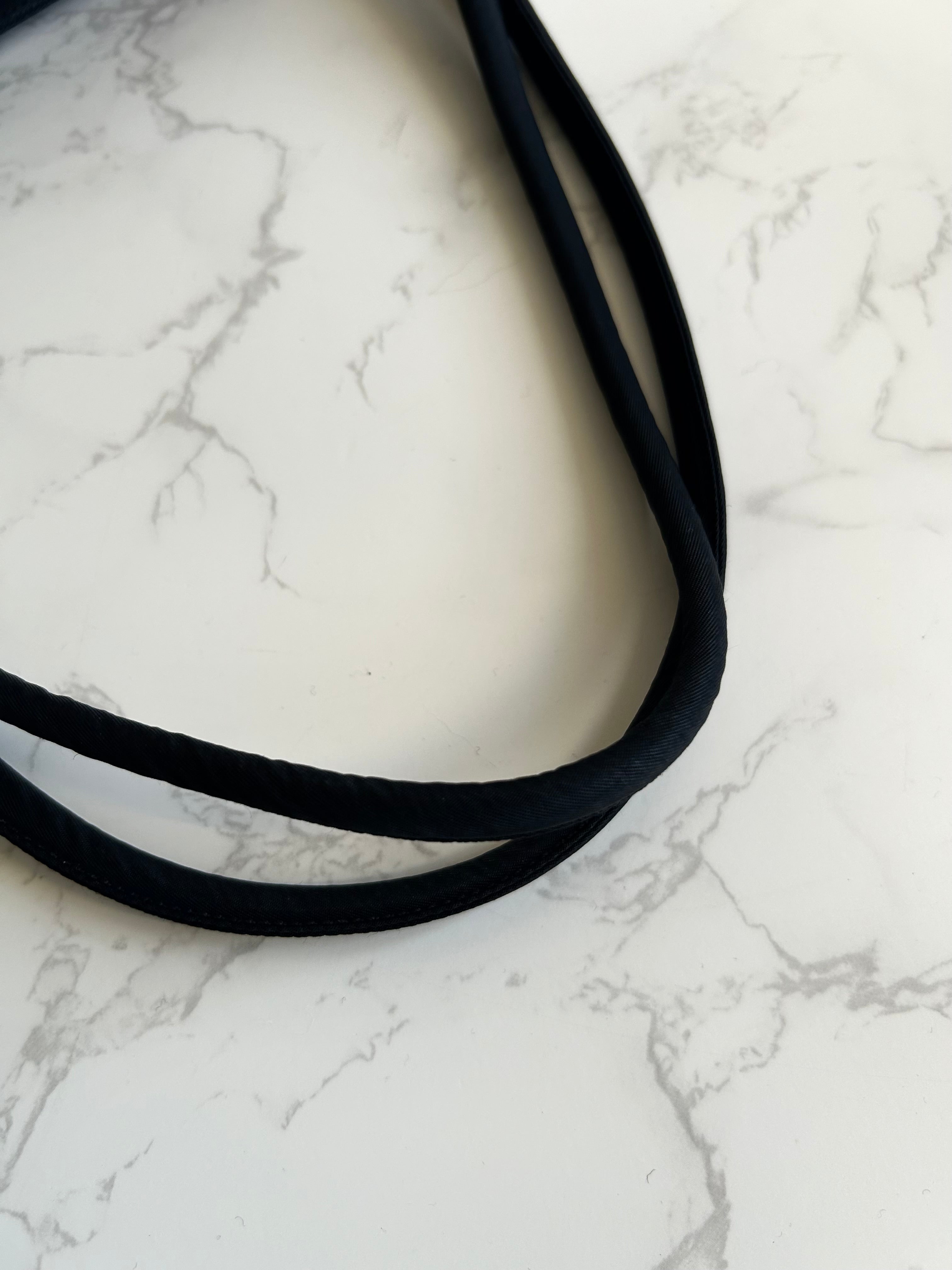 【LA LUNE】Second-hand Prada black shoulder bag/small tote bag