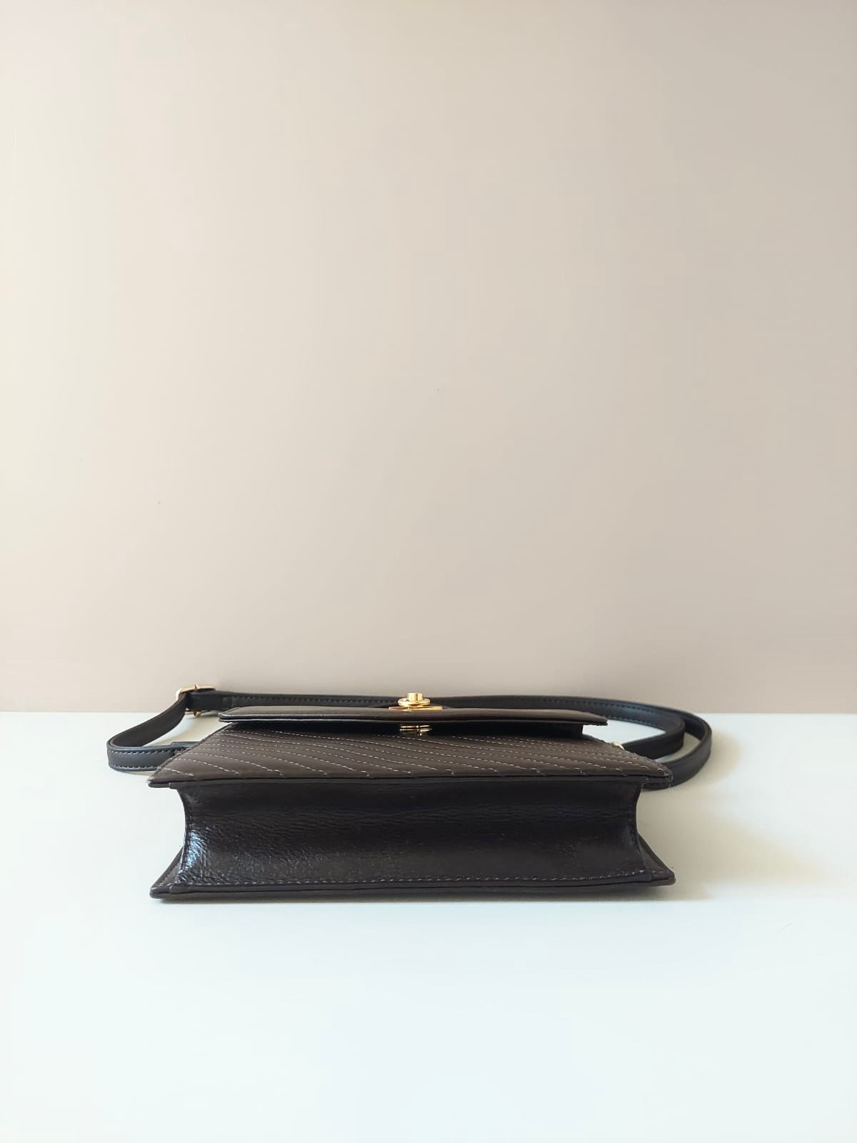 CELINE Rare Brown Mini Envelope Bag / Shoulder Bag / Crossbody Bag / Handbag