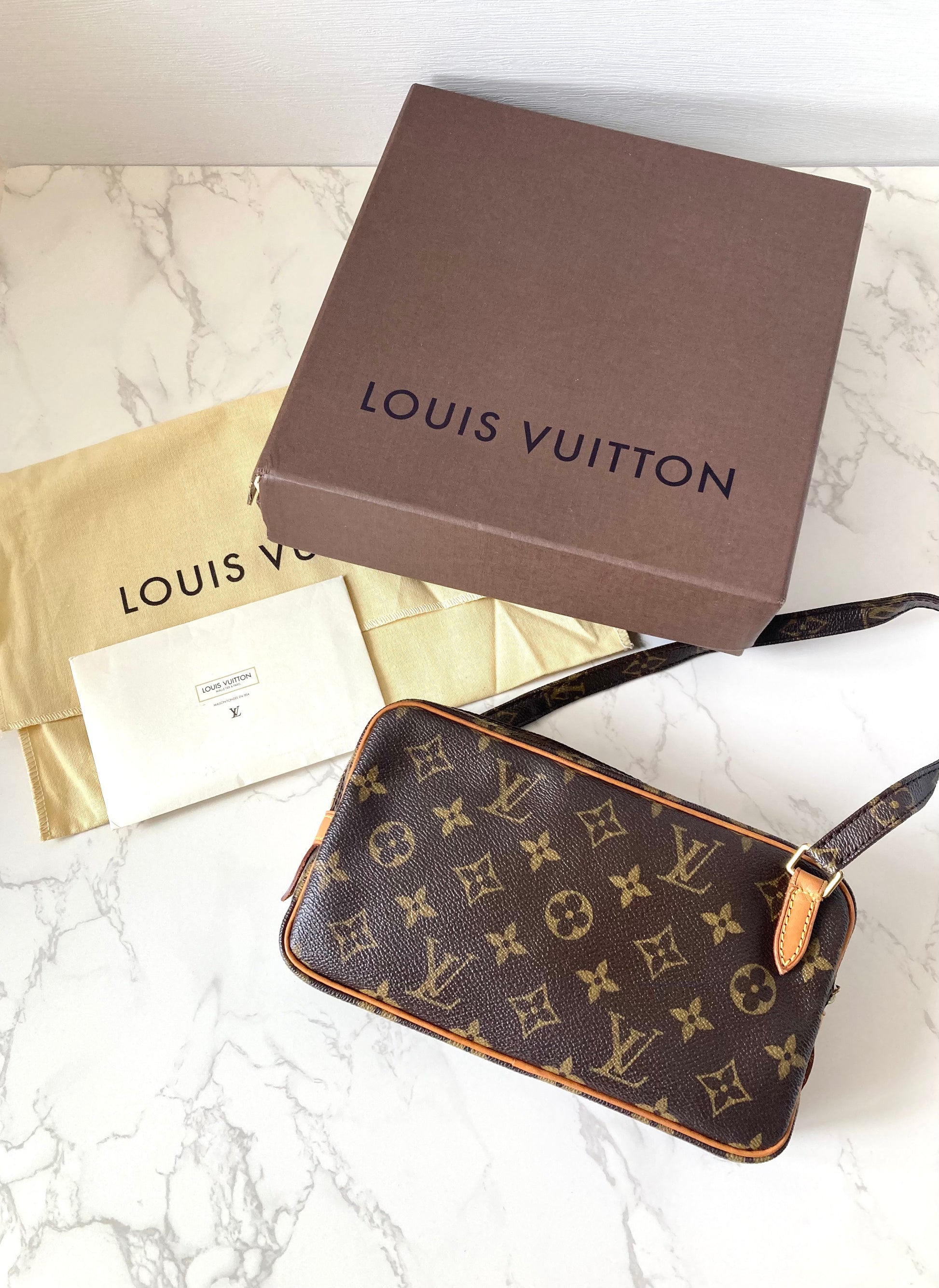 Louis Vuitton LV Classic Brown Monogram Shoulder Bag