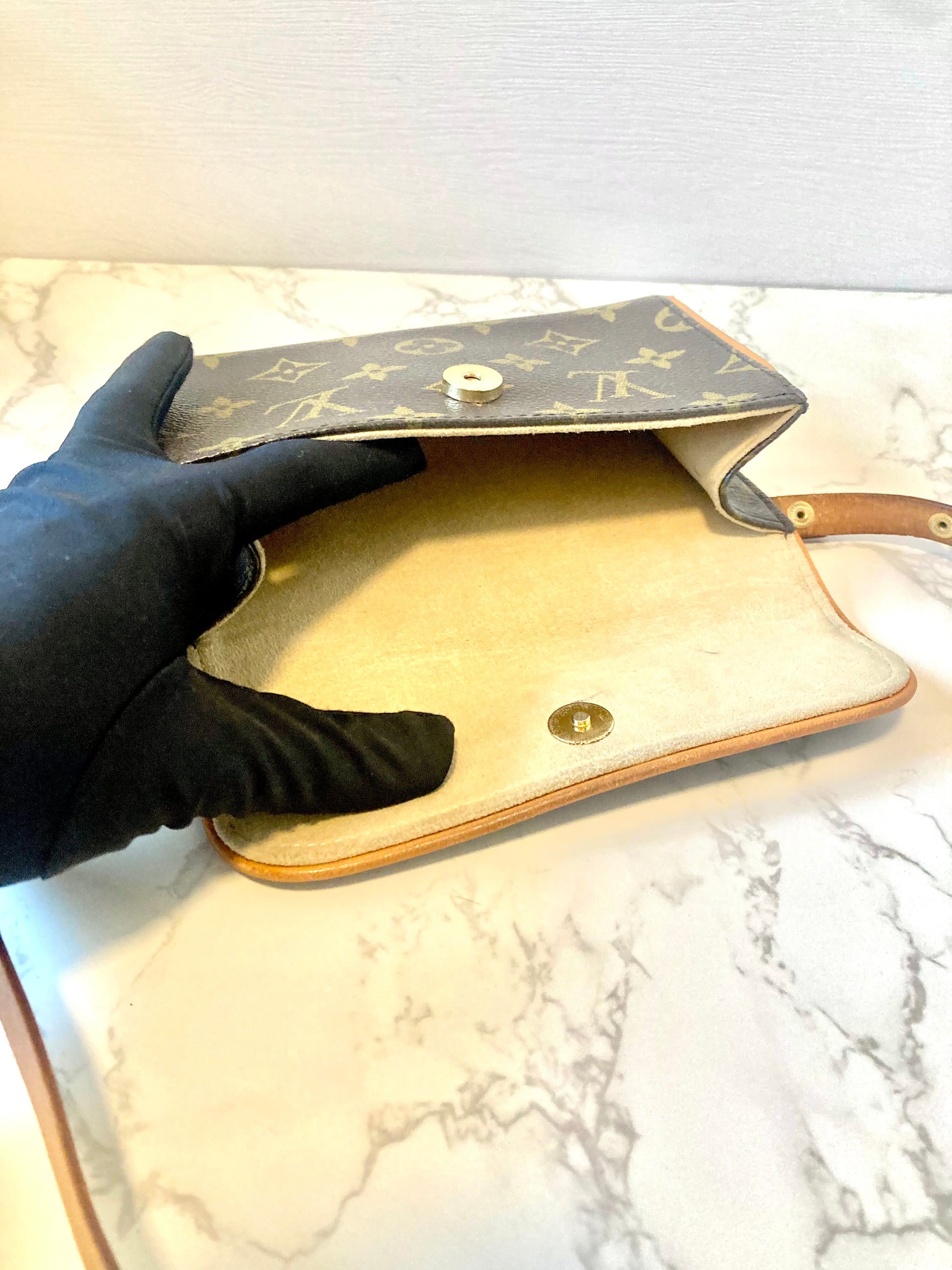 LOUIS VUITTON LV Monogram Belt / Shoulder Two-way Bag