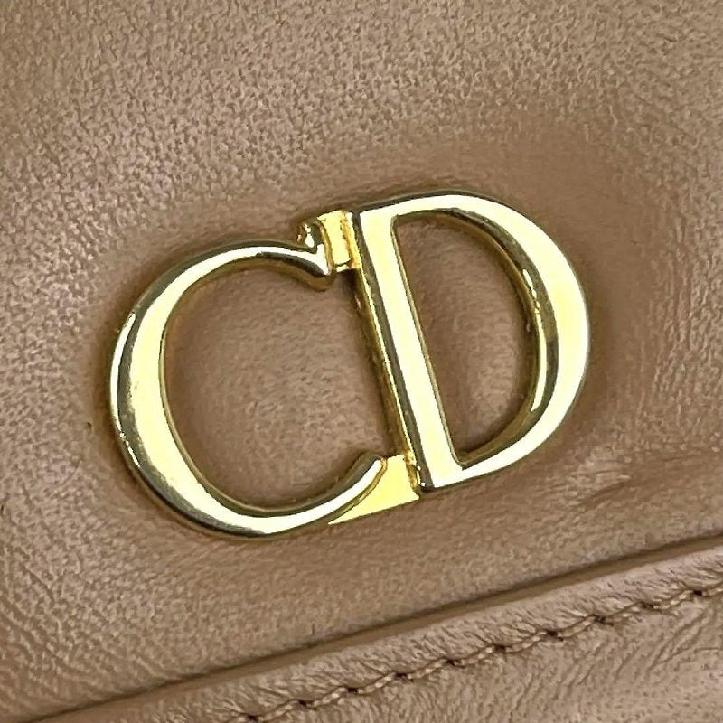 CHRISTIAN DIOR Beige CD Gold Label Envelope Small Shoulder Bag/Side Bag/Cross Bag - Japanese Second-hand Vintage