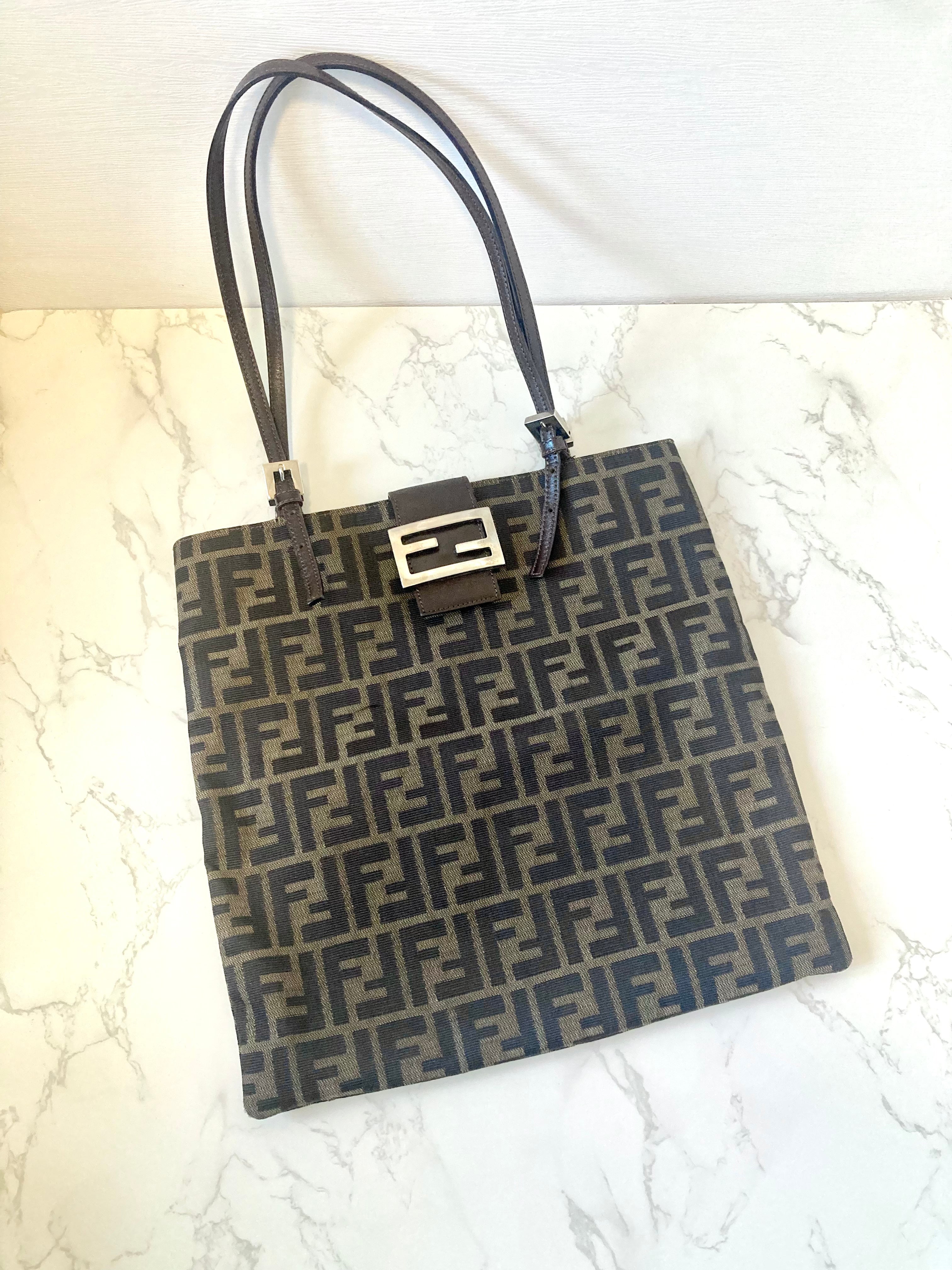 FENDI Rare Zucca Monogram Tote Bag