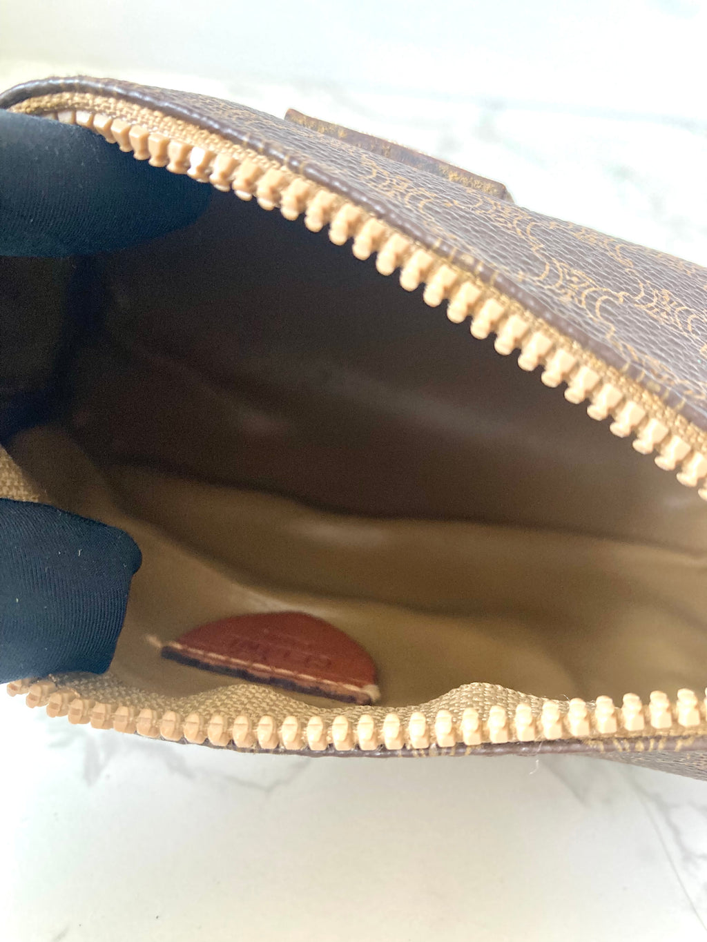 CELINE Rare Macadam Monogram Mini Crossbody