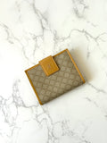 CELINE Beige Brown Presbyopia Arc de Triomphe Short Wallet/Purse/Wallet