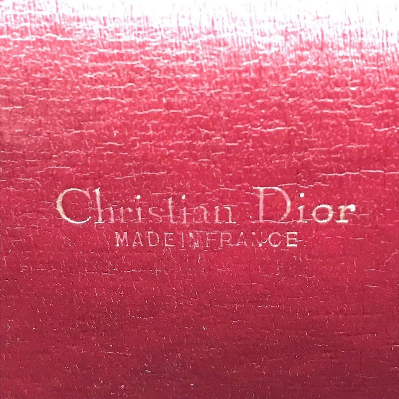 CHRISTIAN DIOR 酒紅色老花Bobby單肩包/側背包/腋下包
