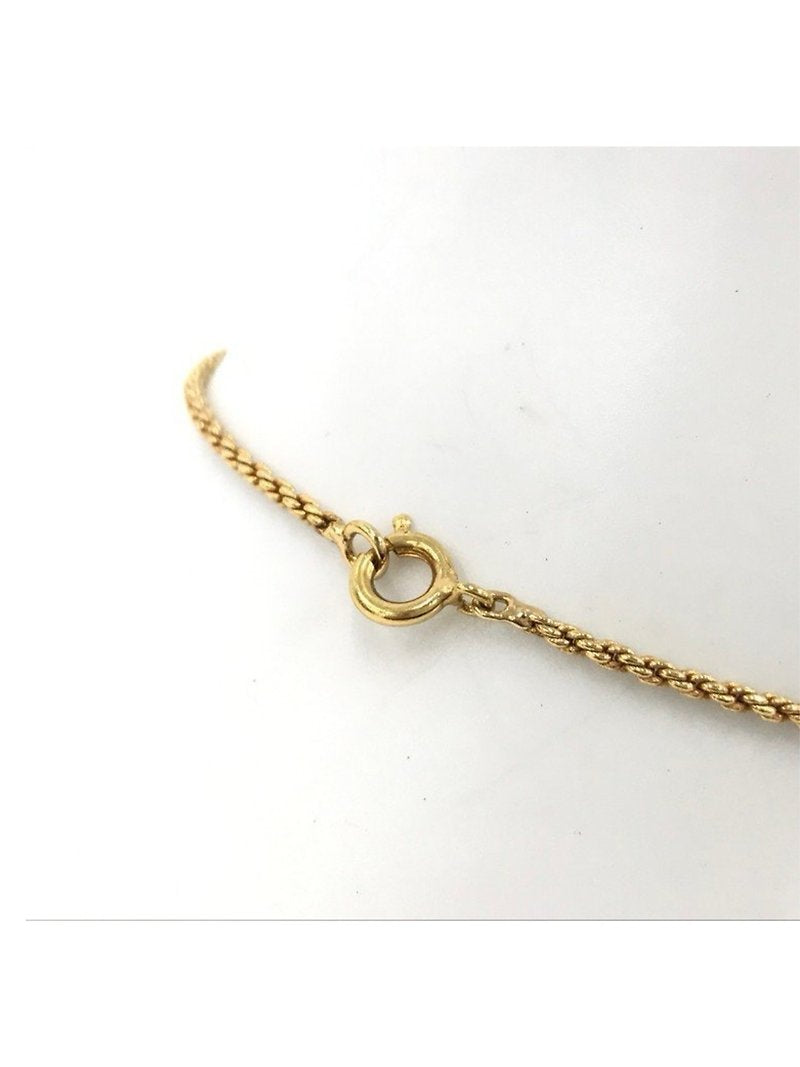 CHRISTIAN DIOR Comes in original box - Gold necklace + earrings + bracelet jewelry set