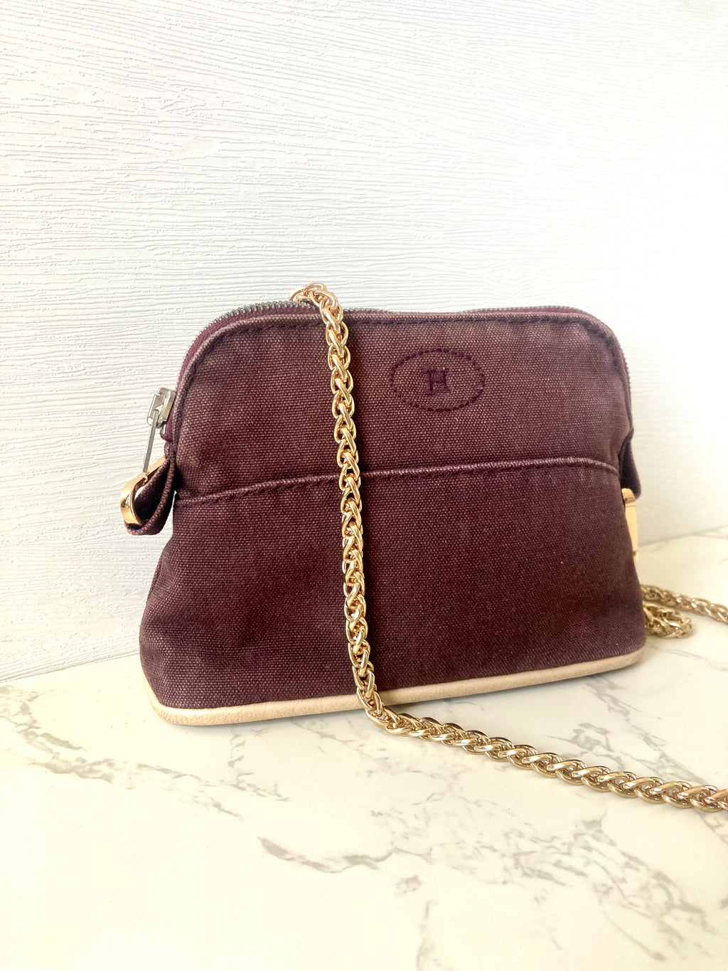 HERMES Bolide Mini Chain Crossbody Pouch / Bag