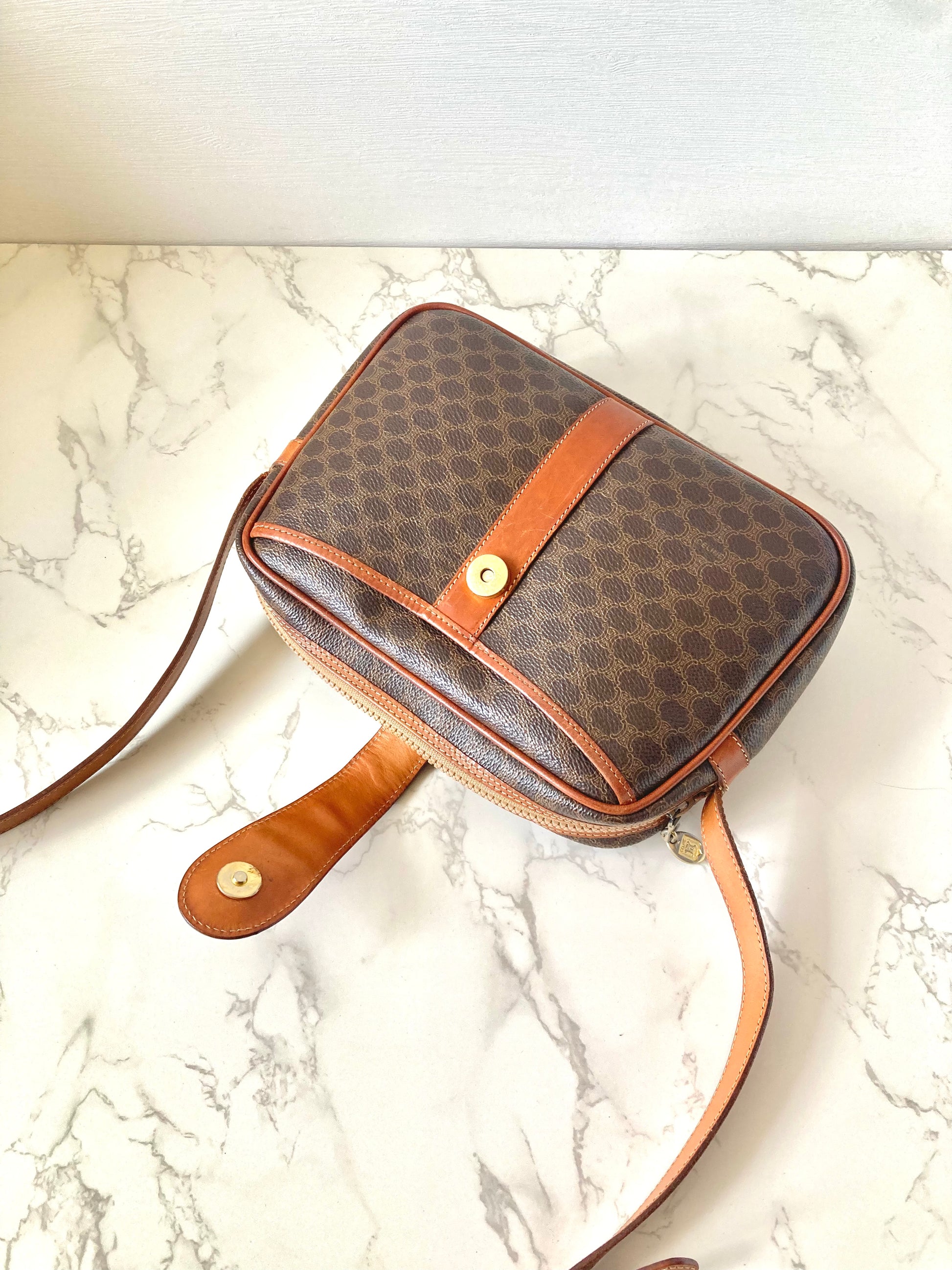 CELINE Macadam Monogram Small Camera Bag