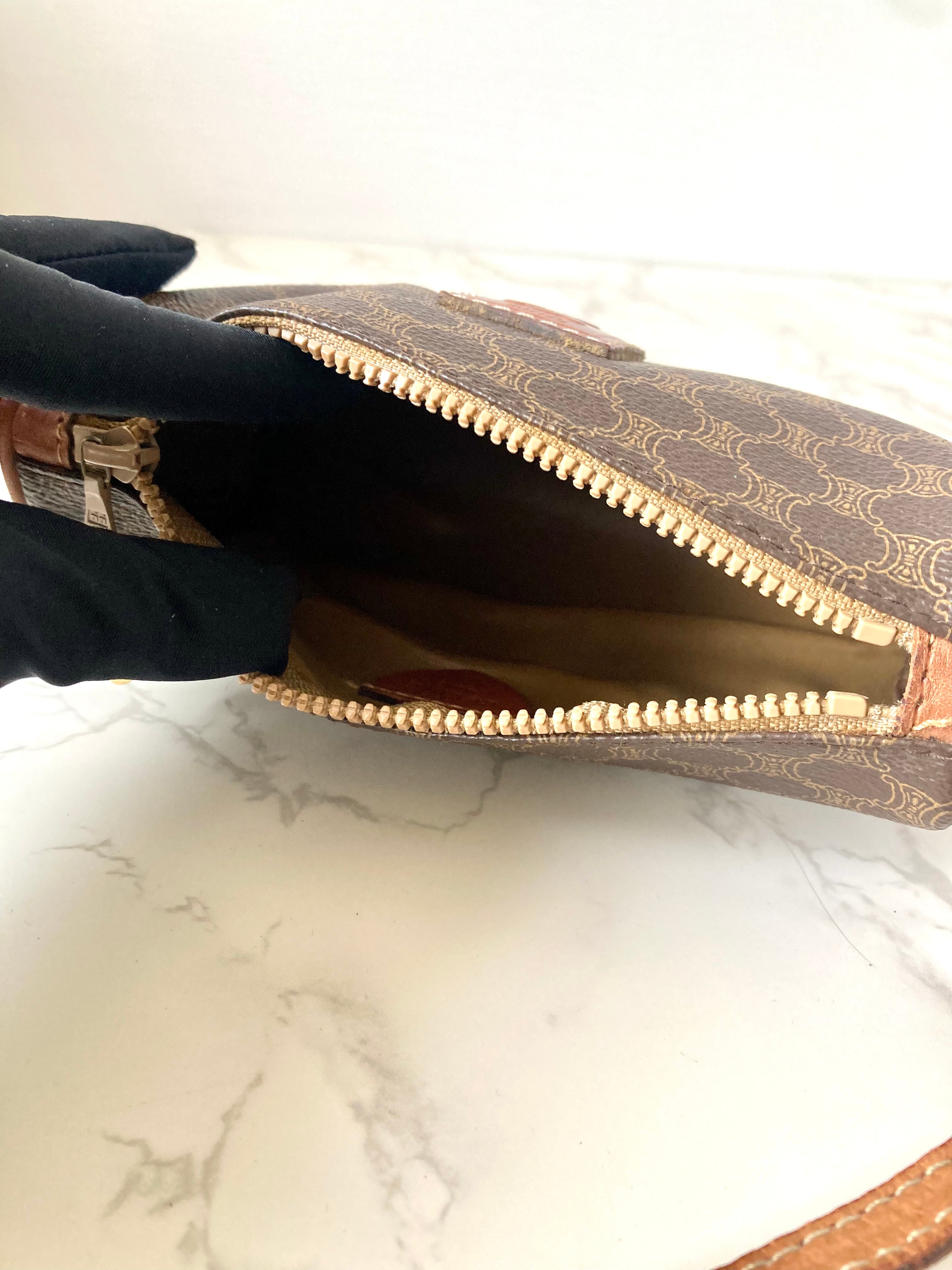 CELINE Rare Macadam Monogram Mini Crossbody
