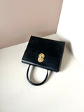 CELINE 稀有旋轉移動黑金色大星球Kelly Handle/手提包