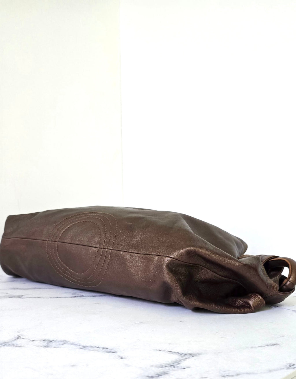 Loewe Used Coffee Brown Nappa Cloud Bag Shoulder Bag