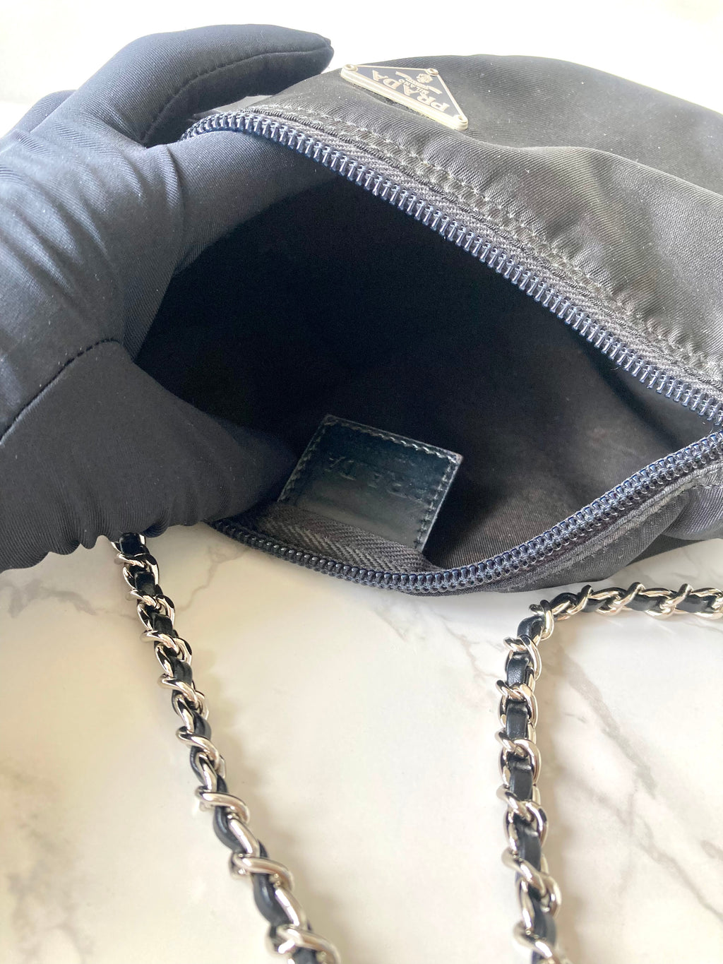 PRADA Classic Mini Crossbody Chain Bag