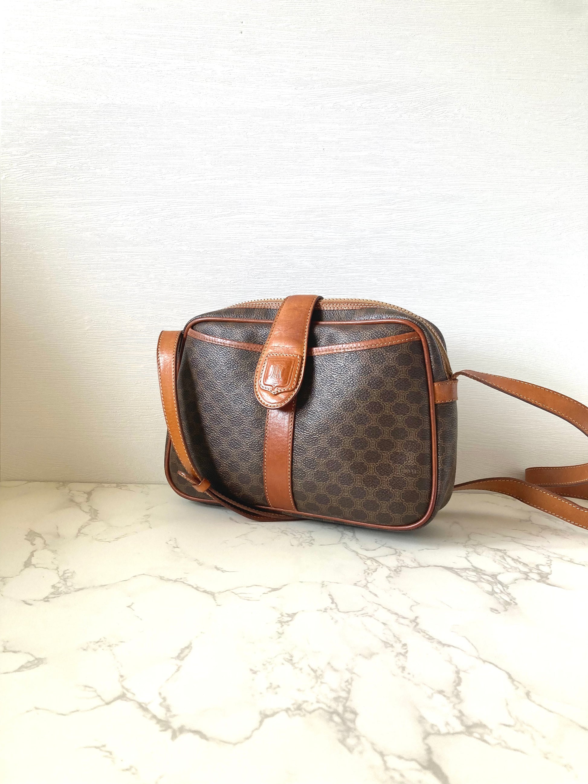 CELINE Macadam Monogram Small Camera Bag