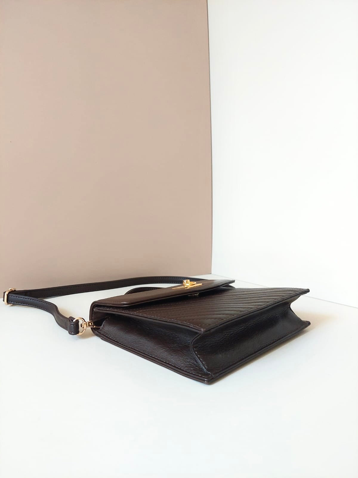 CELINE Rare Brown Mini Envelope Bag / Shoulder Bag / Crossbody Bag / Handbag