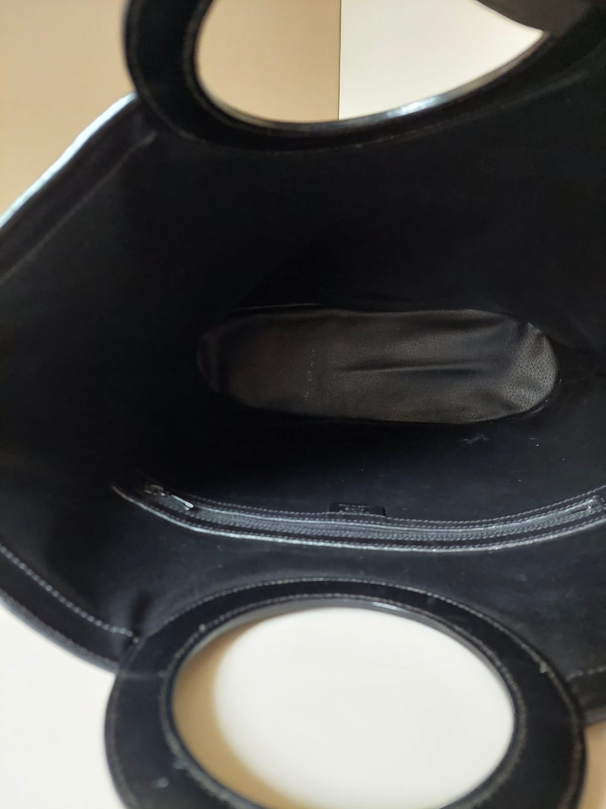 Celine Large Macadam Round Ring Black Tote Bag/Handbag