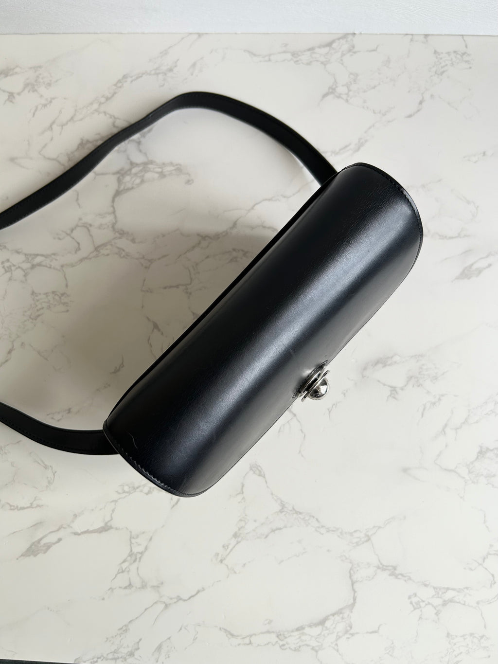 CELINE Rare Moving Planet Black Tofu Side Bag/Slant Bag
