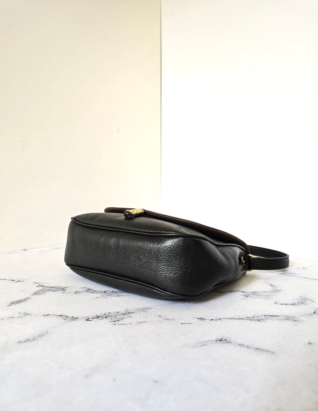 Loewe 拼色蛇骨凱莉包 中古包 側背包 斜背包 皮革包 單肩包