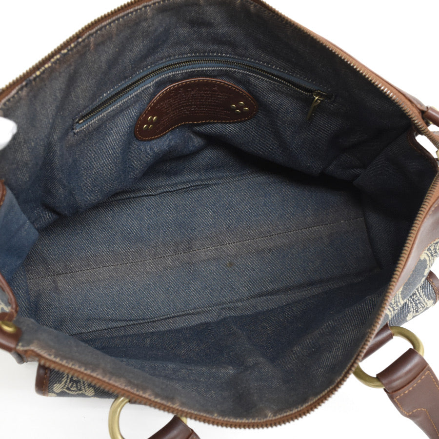 [RESERVED] CELINE Denim Macadam Tote