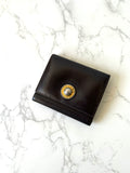 CELINE rare dark brown planet short wallet / wallet