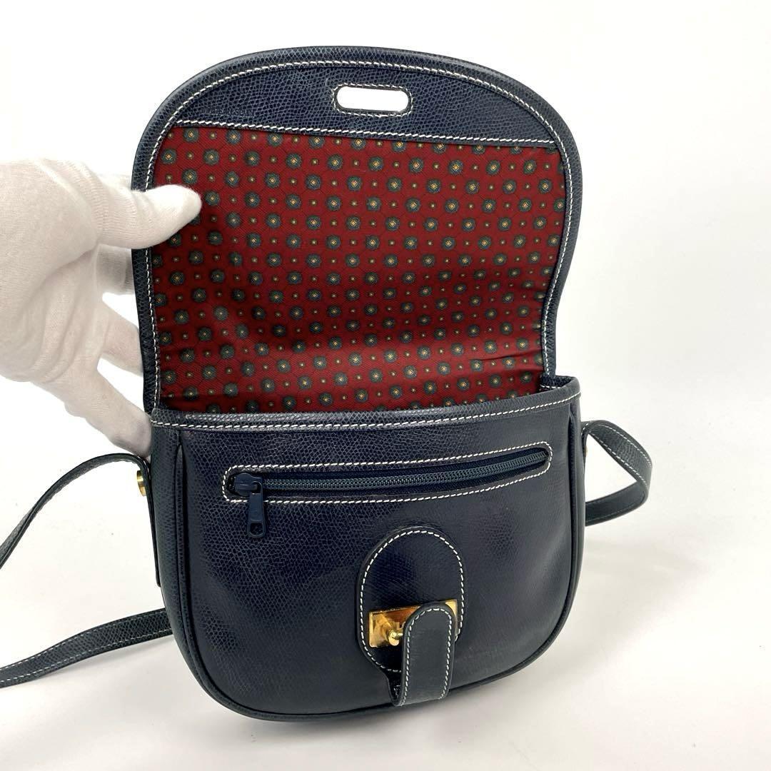 LOEWE 稀有黑藍色半月小馬鞍 - 連原裝小卡