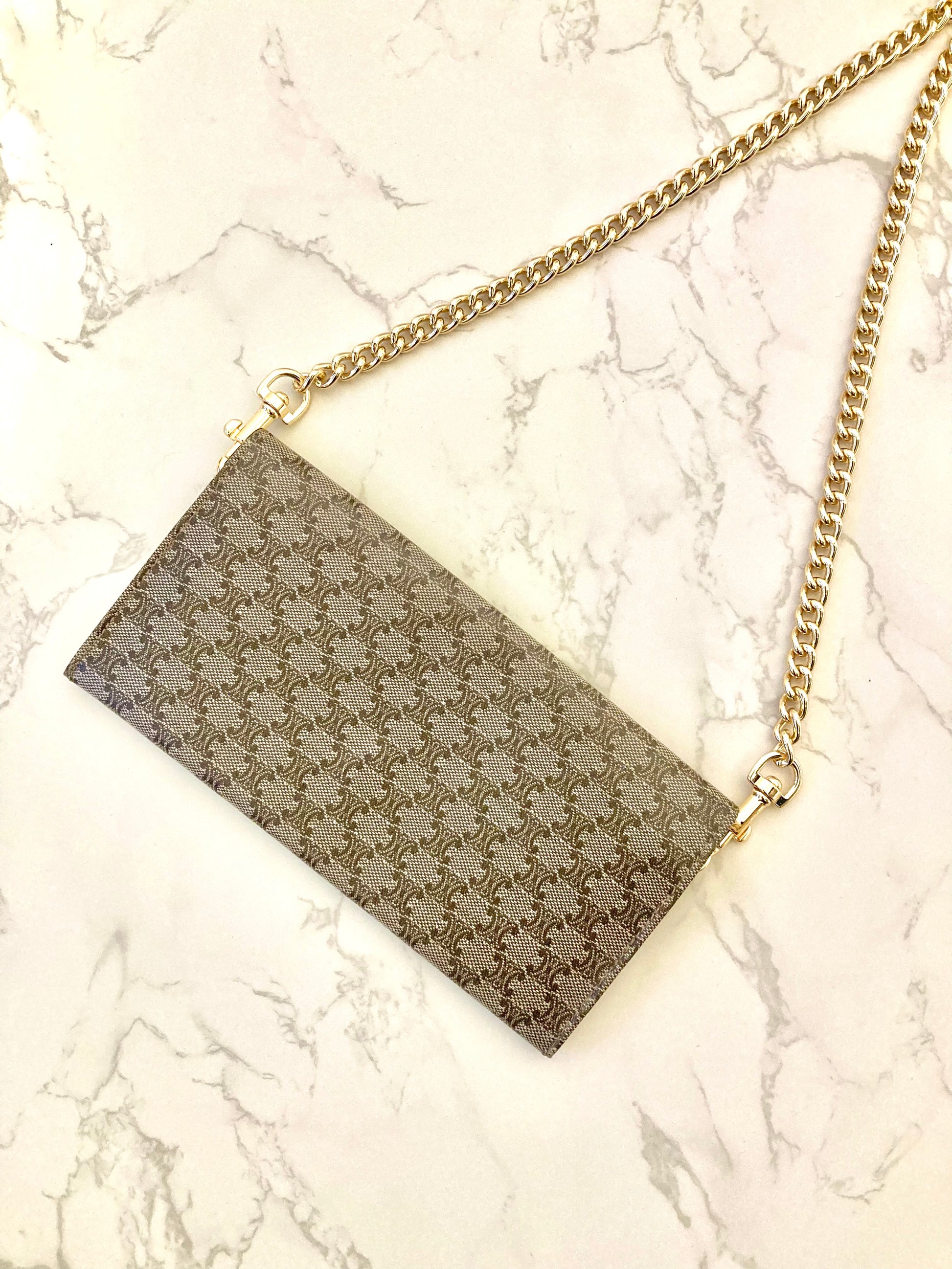 CELINE Envelope Mini Chain Pouch Bag (Add-on)