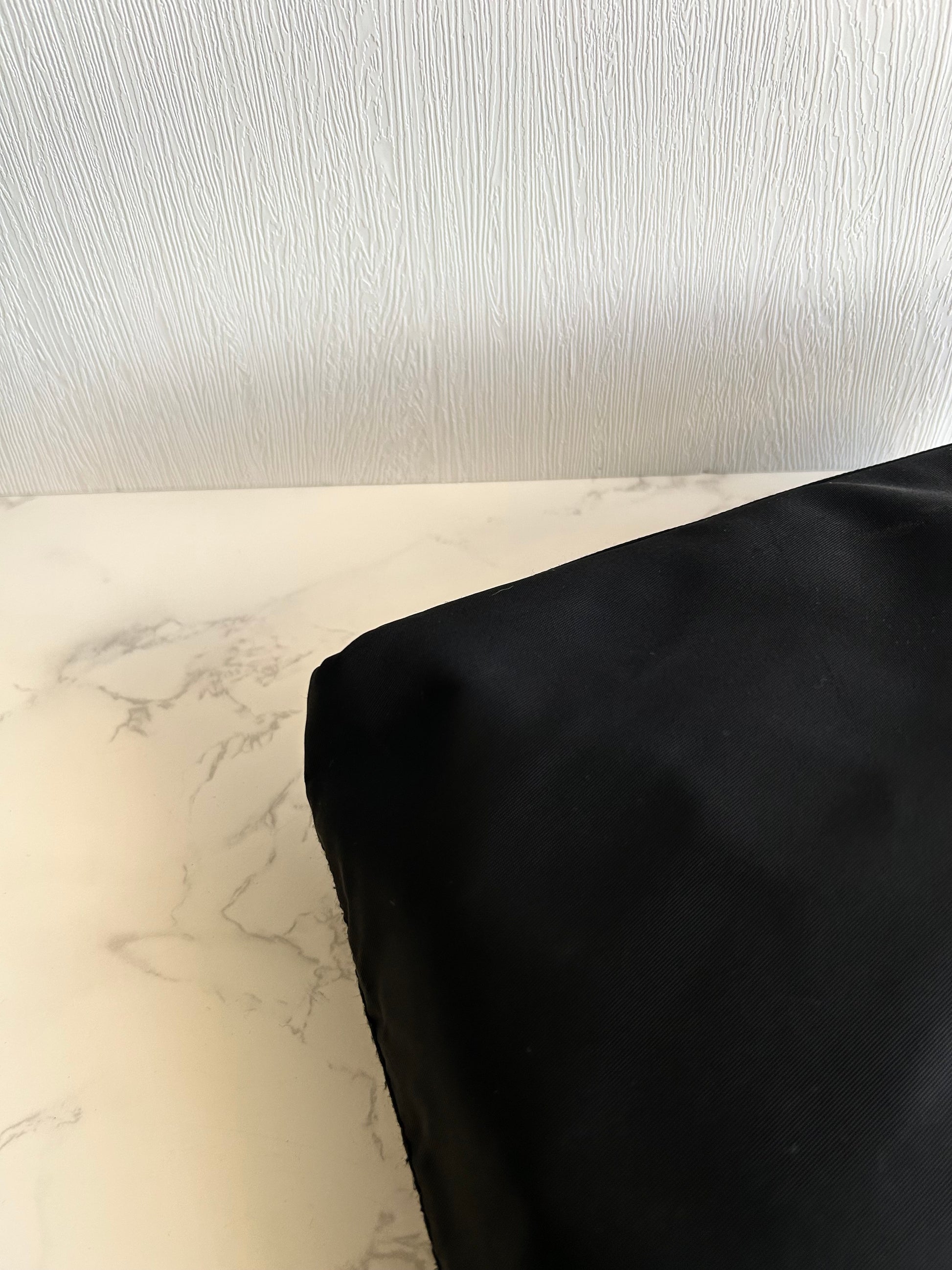 【LA LUNE】Second-hand Prada black shoulder bag/small tote bag