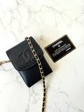 CHANEL Black Caviar Mini Crossbody Bag/Side Bag