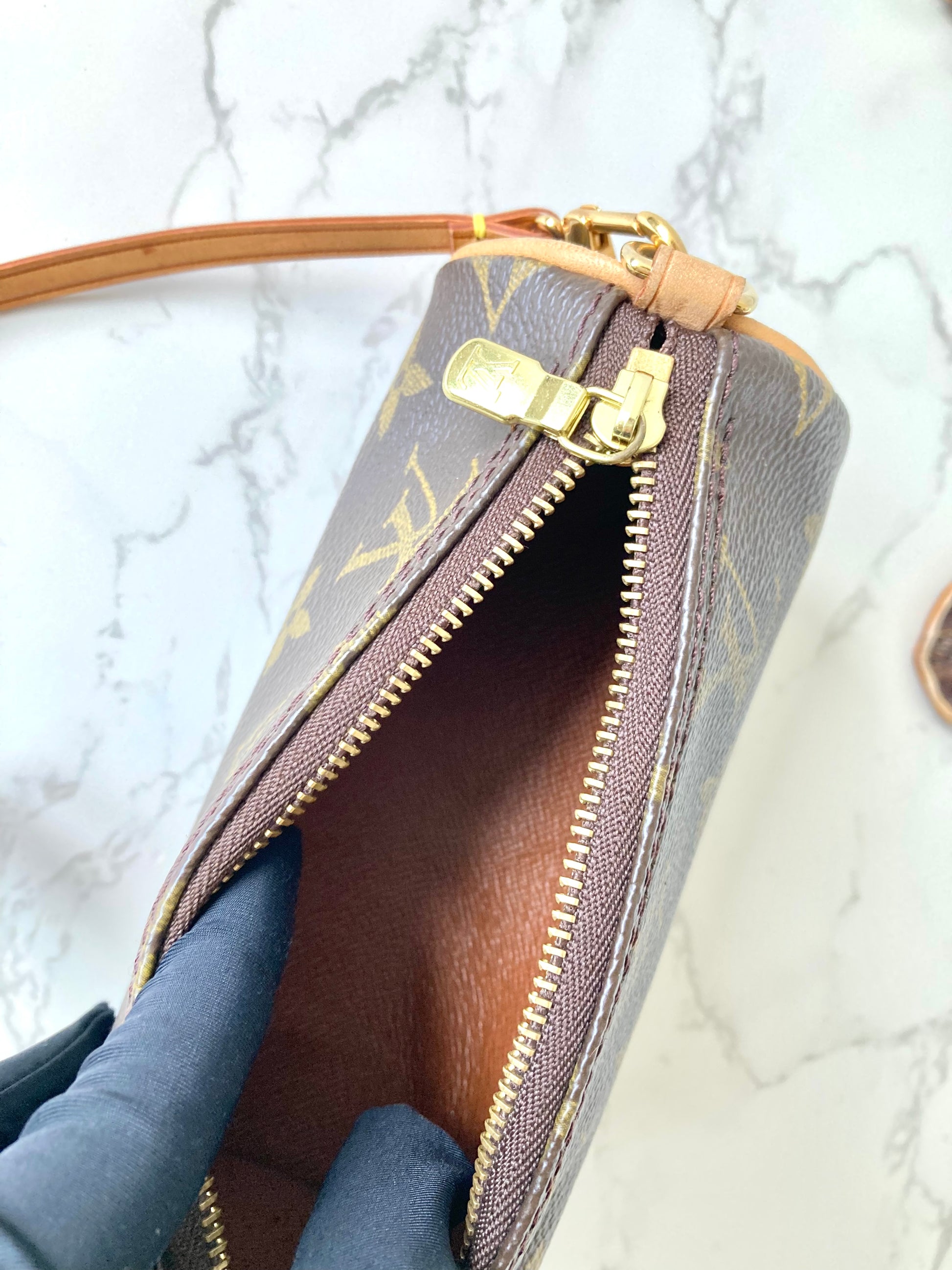 LOUIS VUITTON Mini Papillon Monogram Handbag